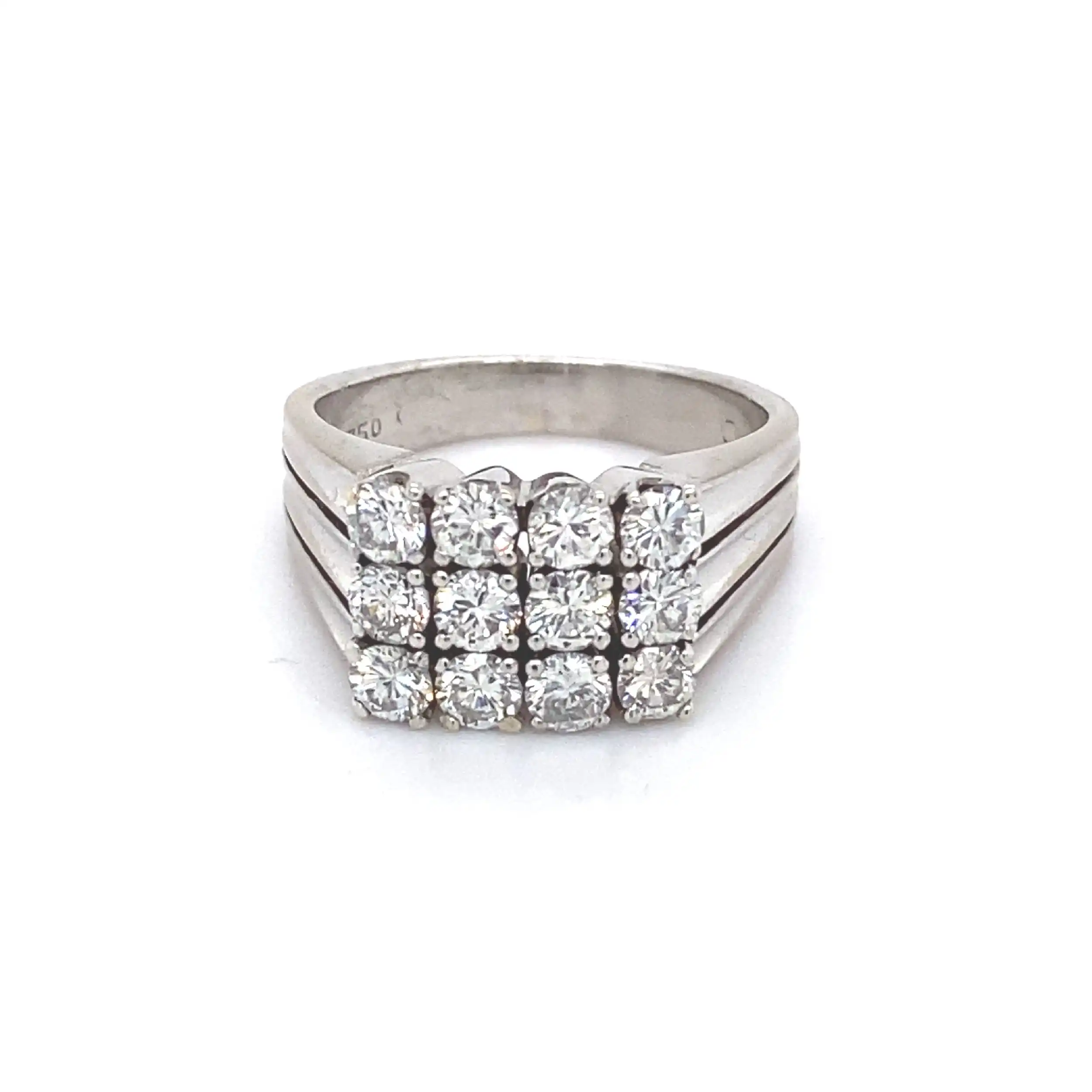 Ring Weißgold mit Brillanten Ring Weißgold mit Brillanten