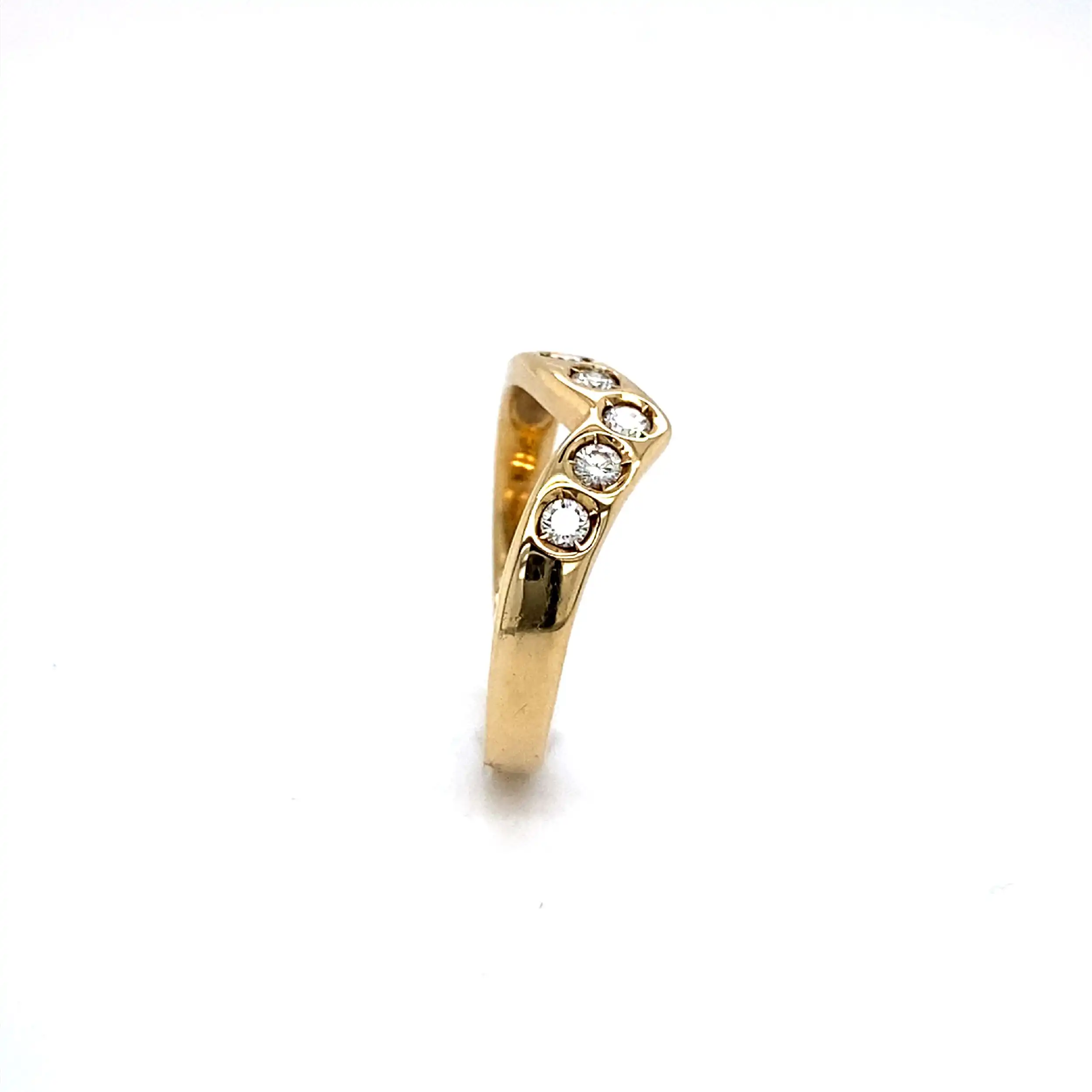 Ring Gelbgold mit Brillanten Ring Gelbgold mit Brillanten