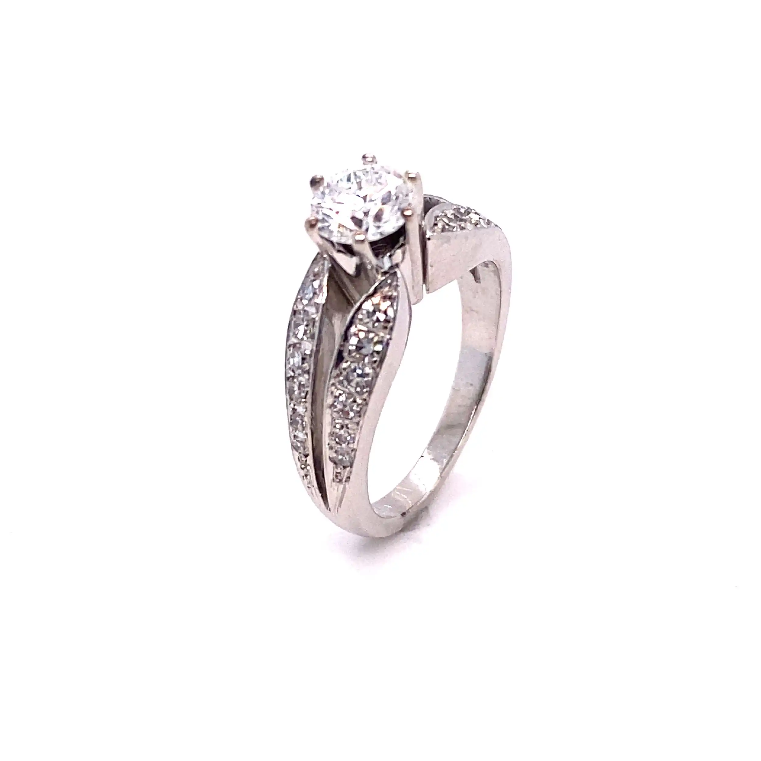 Ring Weißgold mit Brillanten Ring Weißgold mit Brillanten