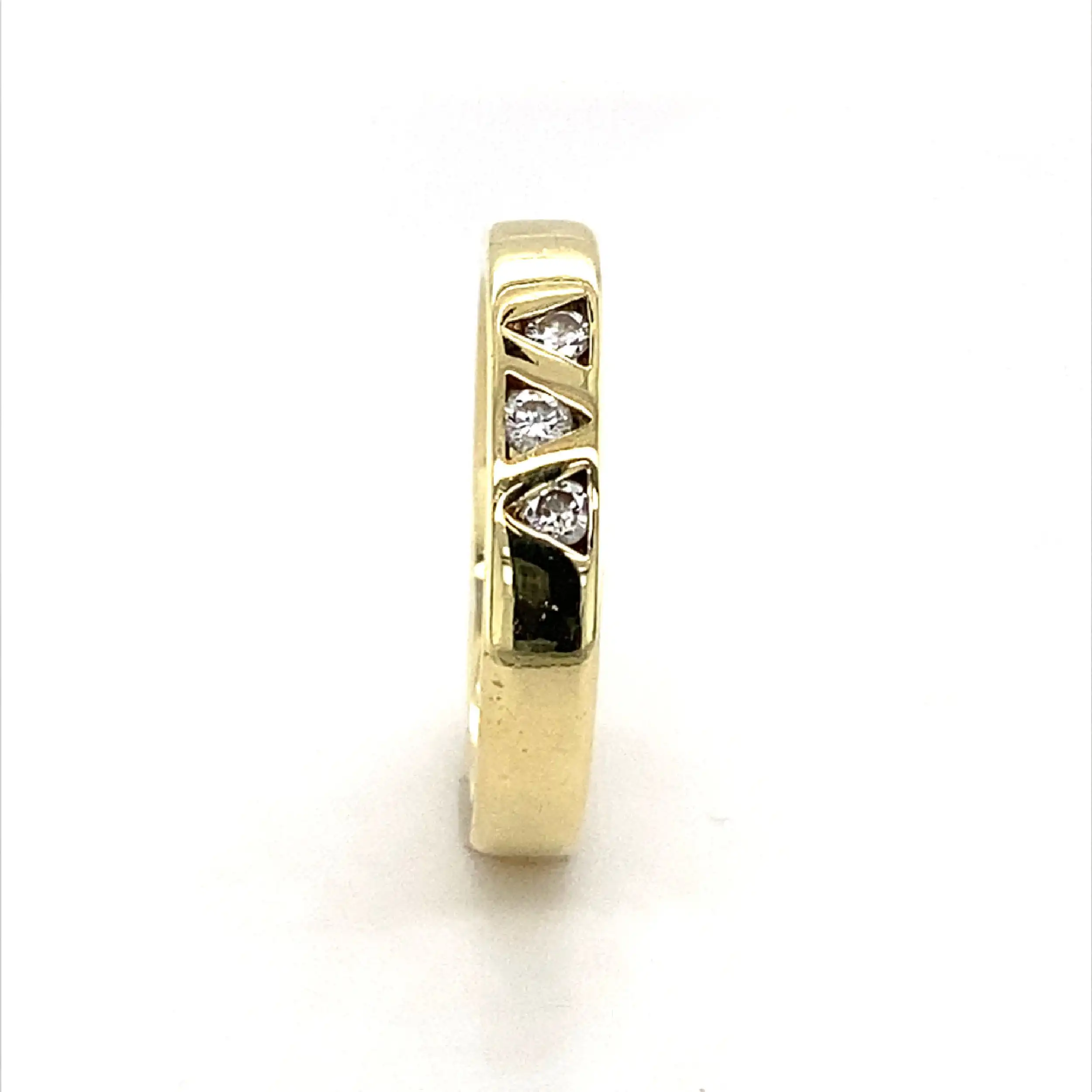 Ring Gelbgold mit Brillanten Ring Gelbgold mit Brillanten