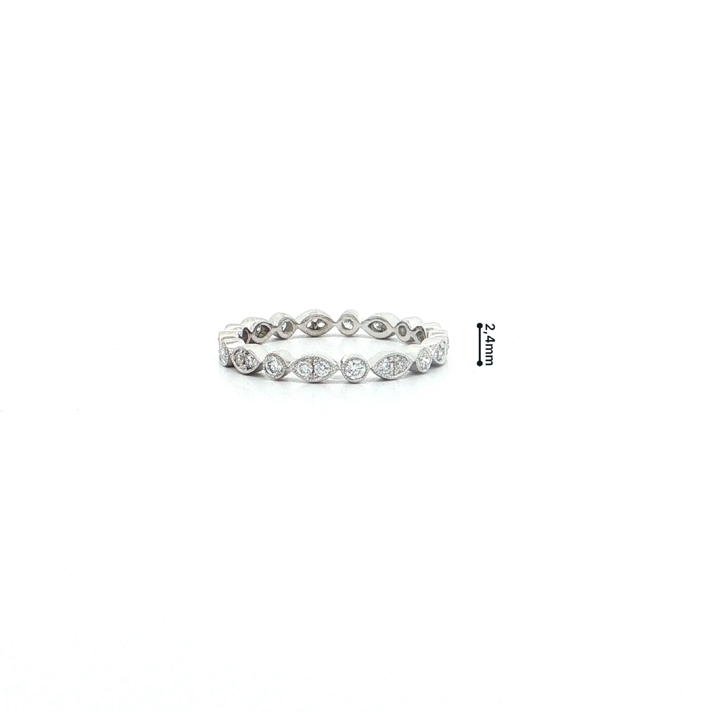 Ring Weißgold mit Brillanten 0,38ct. TW/SI Ring Weißgold mit Brillanten 0,38ct. TW/SI
