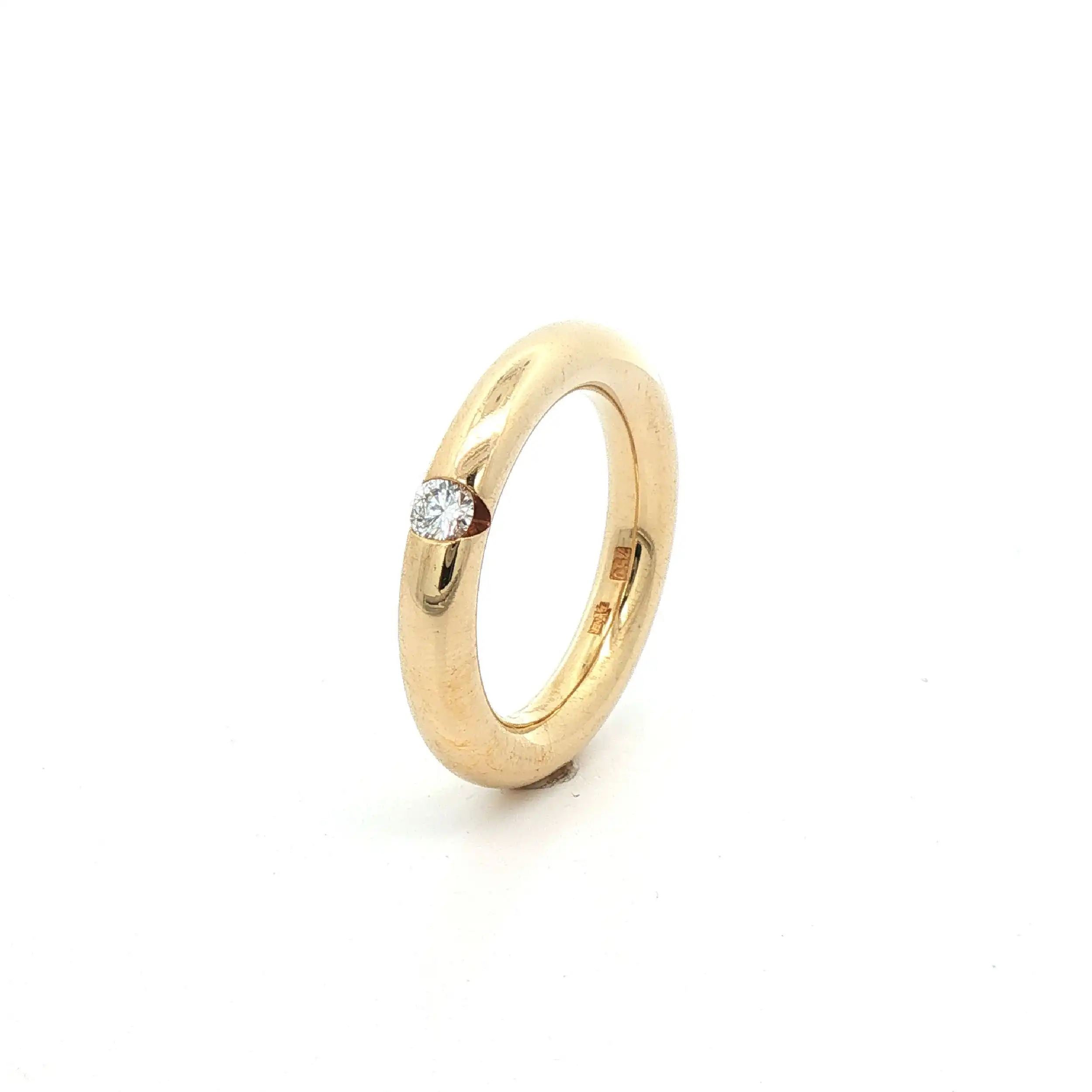 Ring Gelbgold mit Brillant