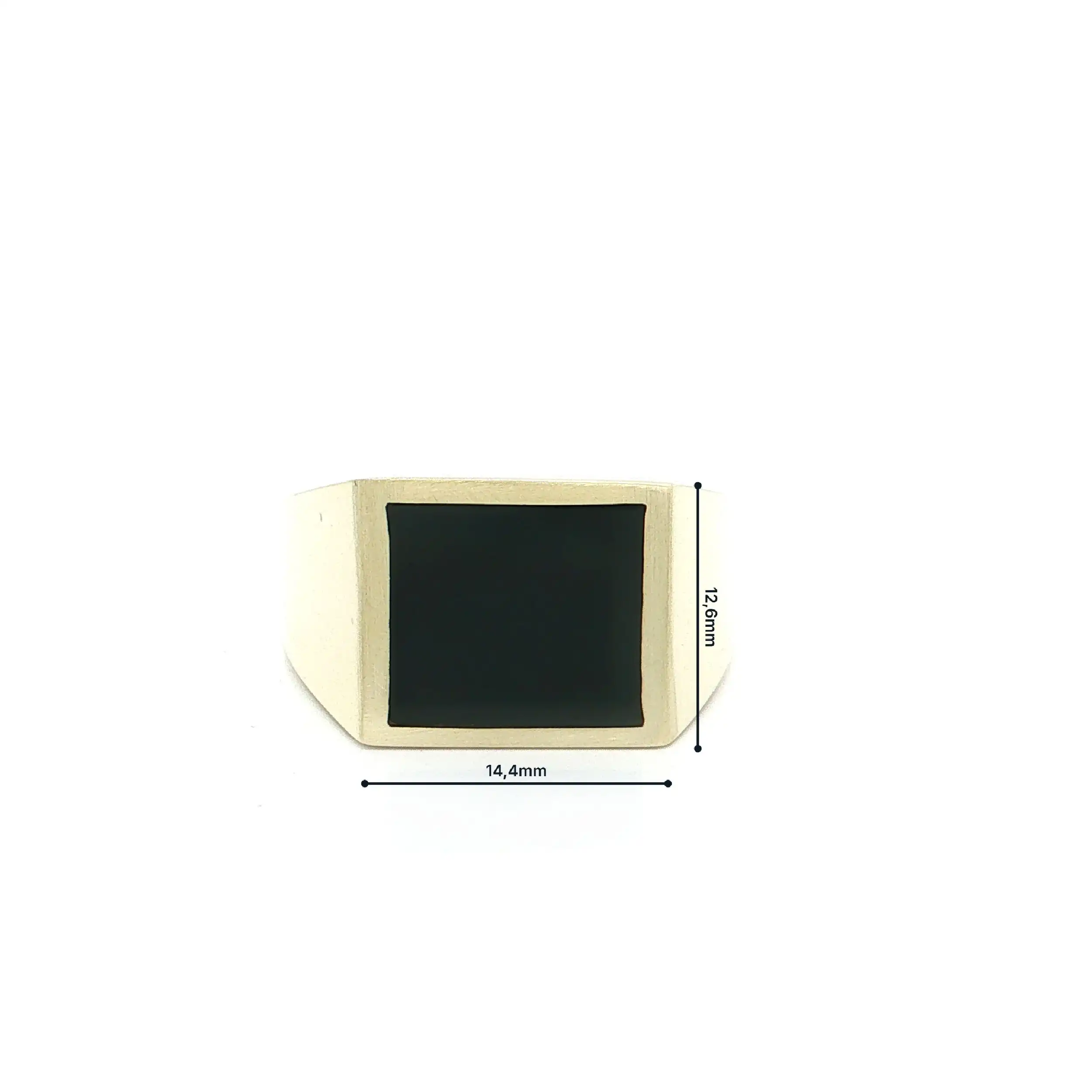 Ring Gelbgold mit Onyx