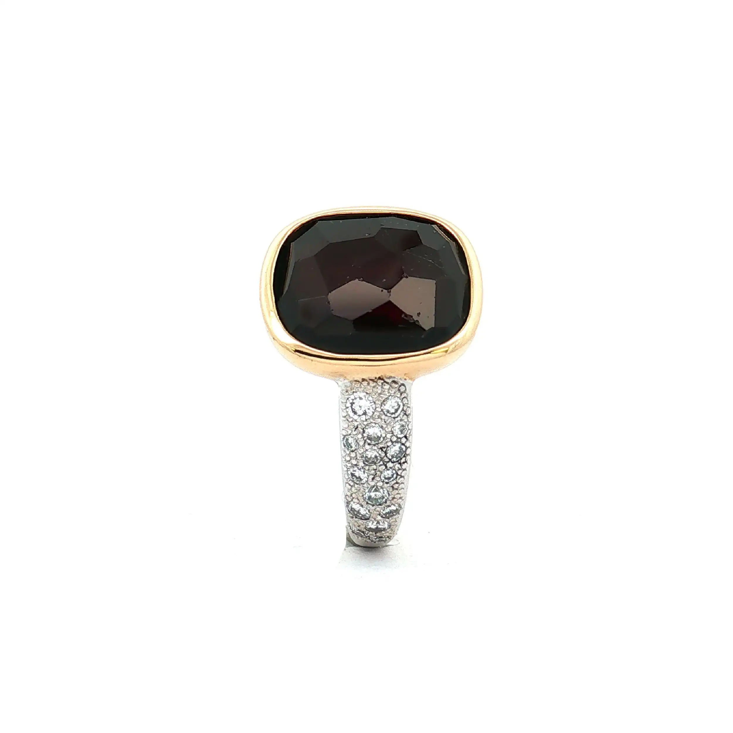 Ring Pomellato Sherazade mit Granat und Brillanten