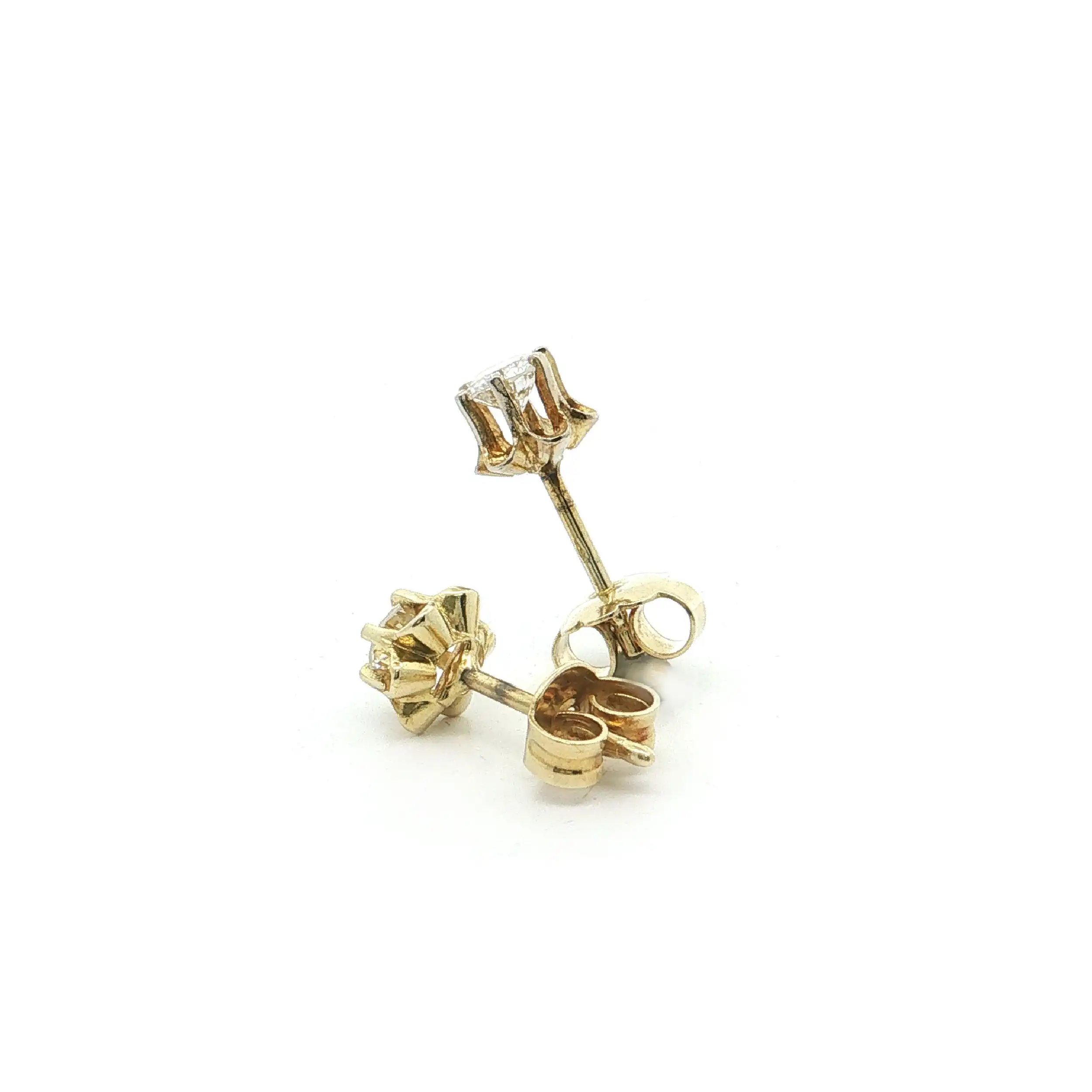 Ohrstecker Gelbgold mit Brillanten