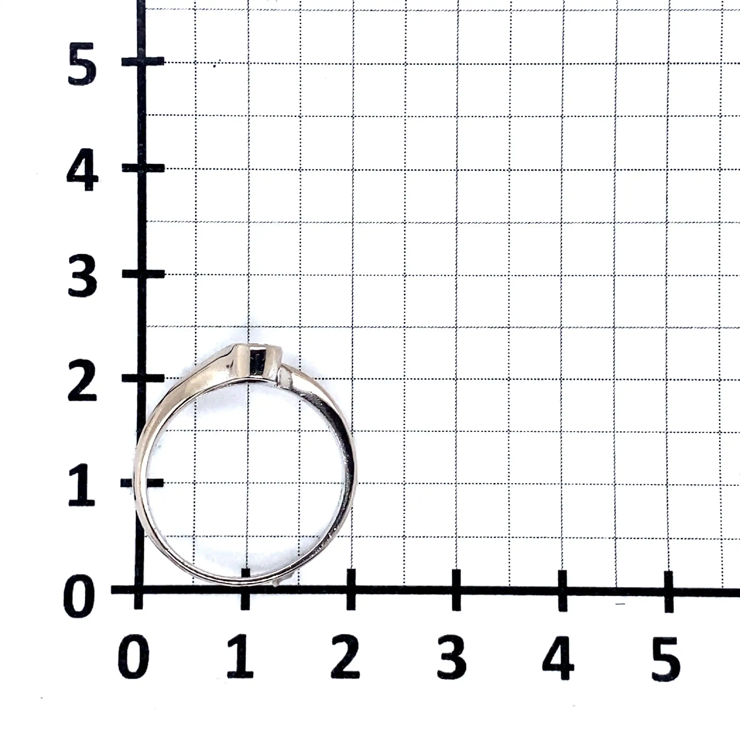 Ring Weißgold mit Brillanten und Diamant