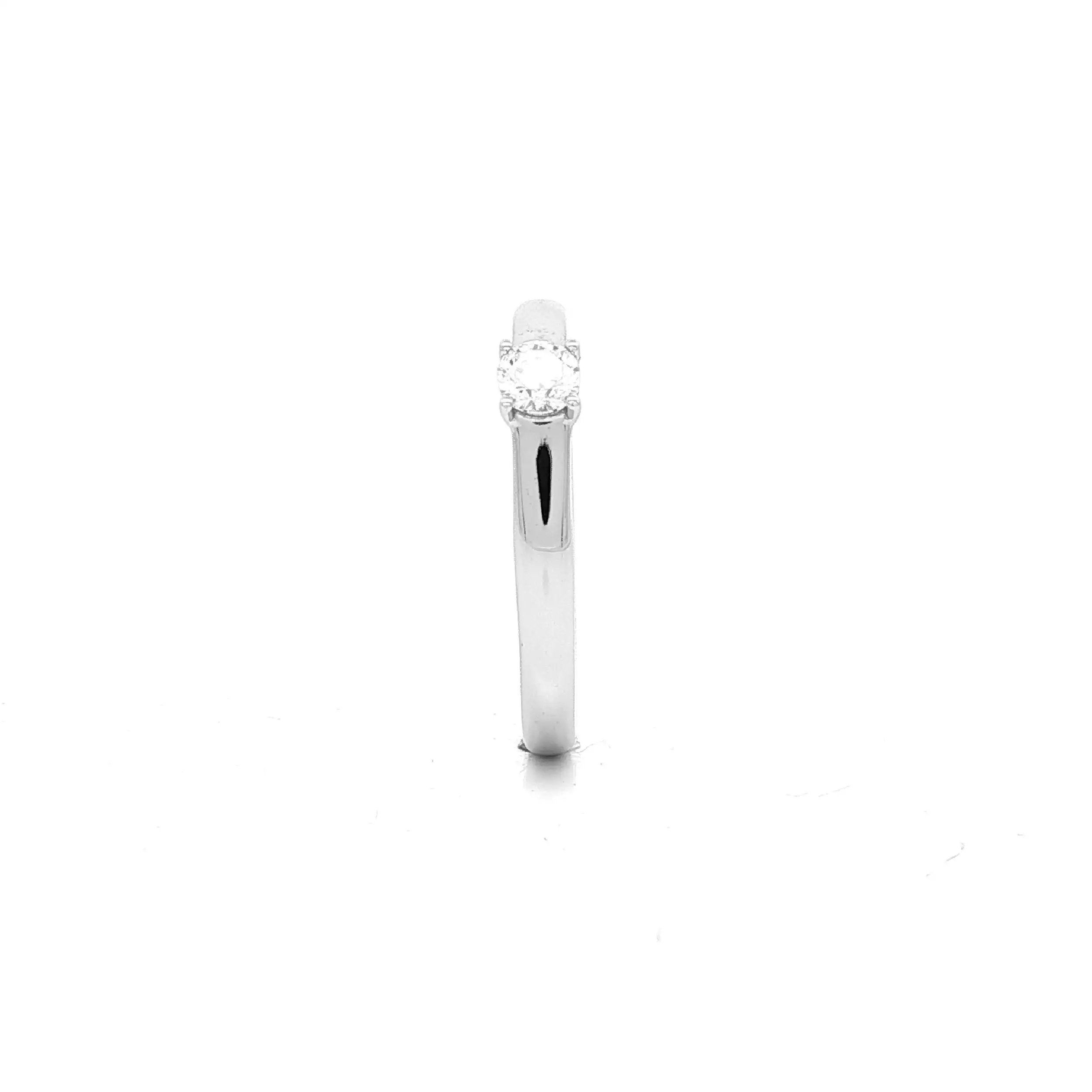 Solitärring Weißgold mit Brillant Solitärring Weißgold mit Brillant