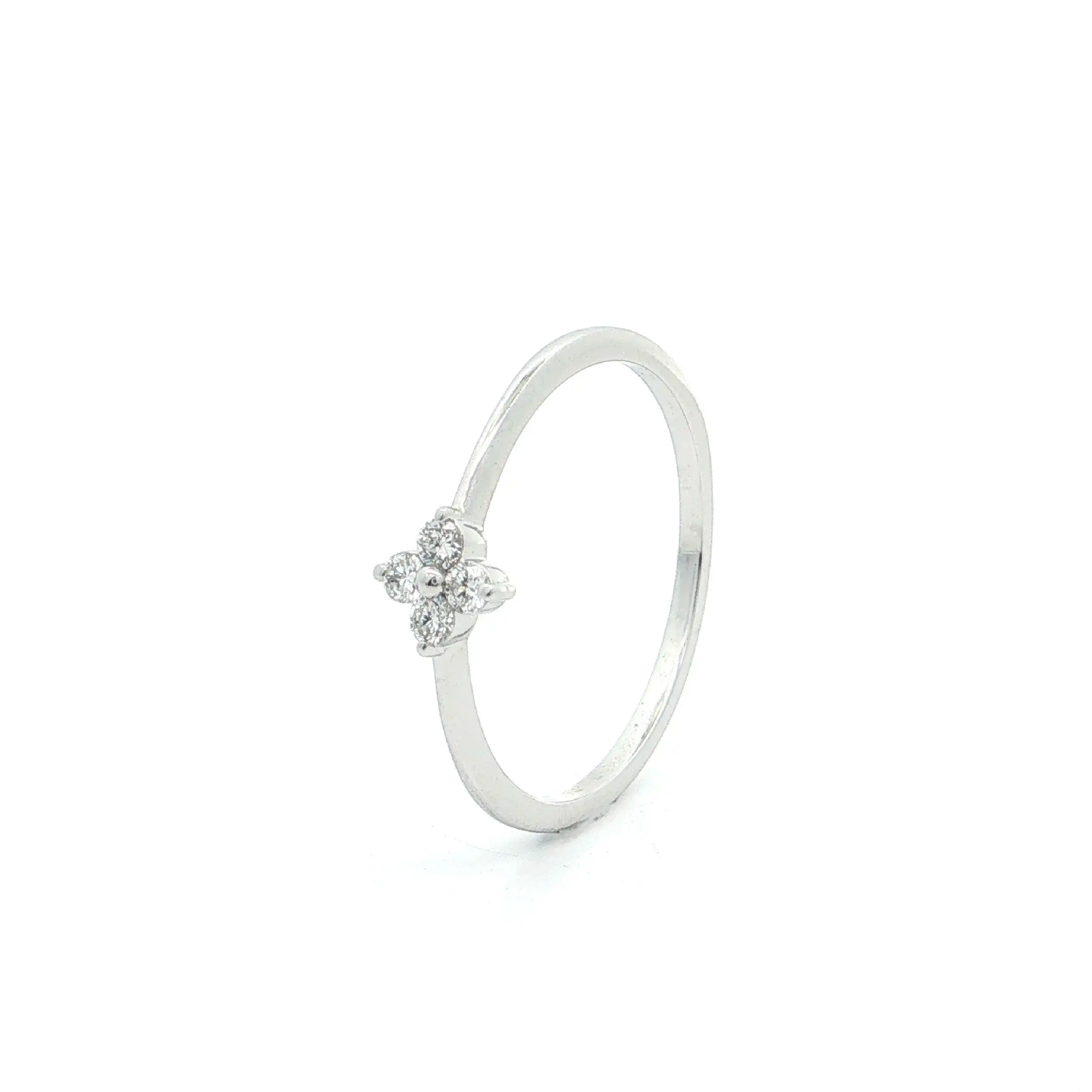 Ring Weißgold mit Brillanten Ring Weißgold mit Brillanten