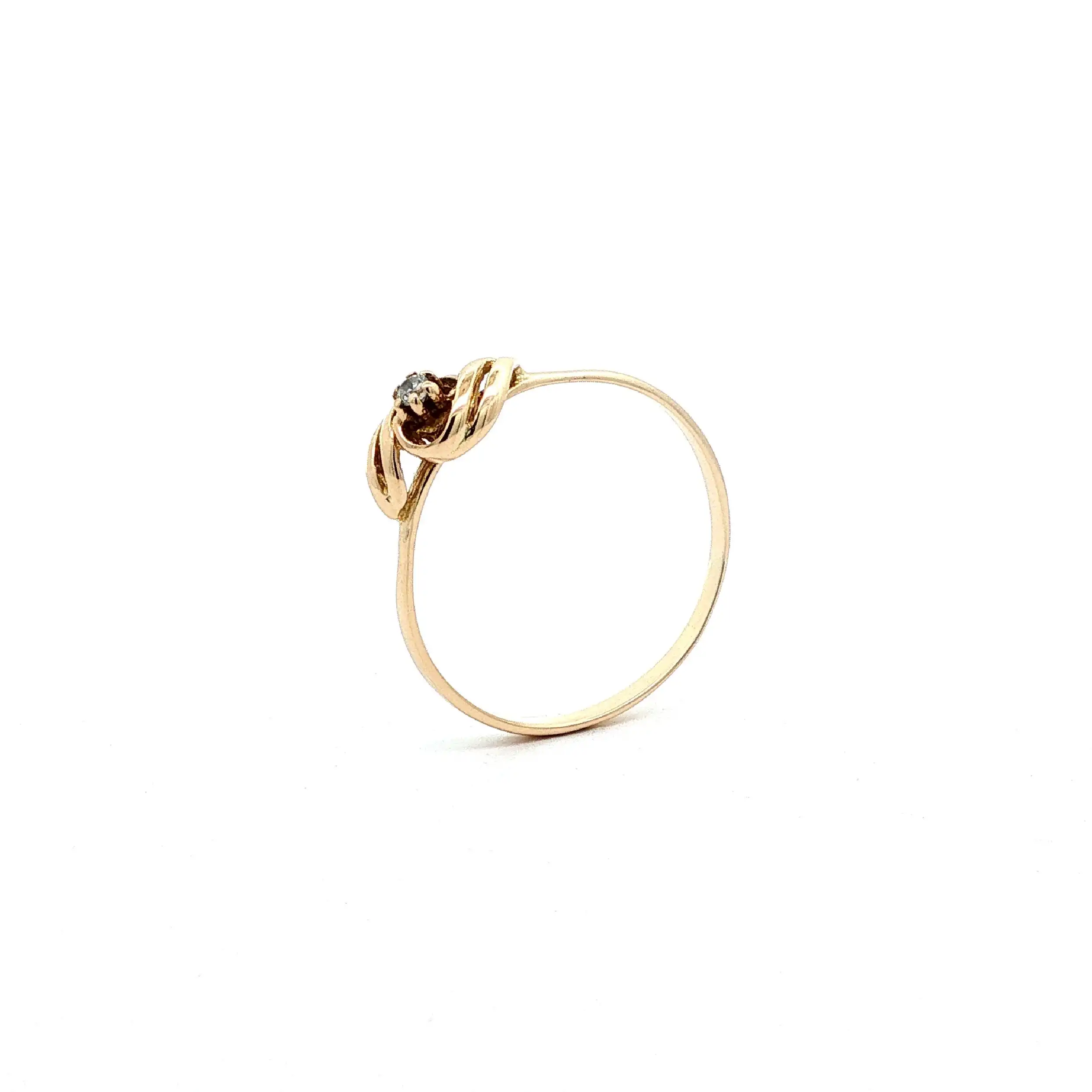 Ring Gelbgold mit Zirkonia Ring Gelbgold mit Zirkonia