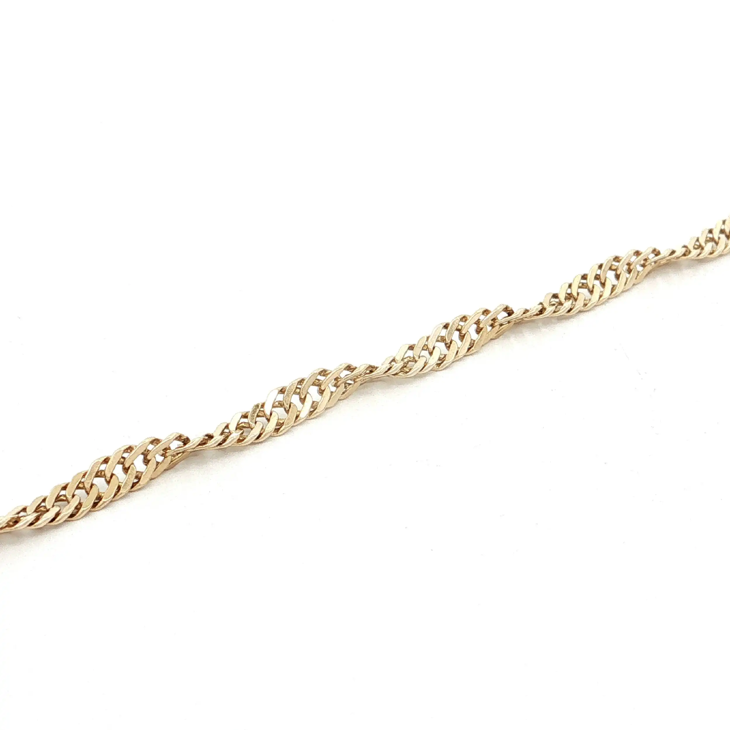 Singapur-Fußkettchen Gelbgold