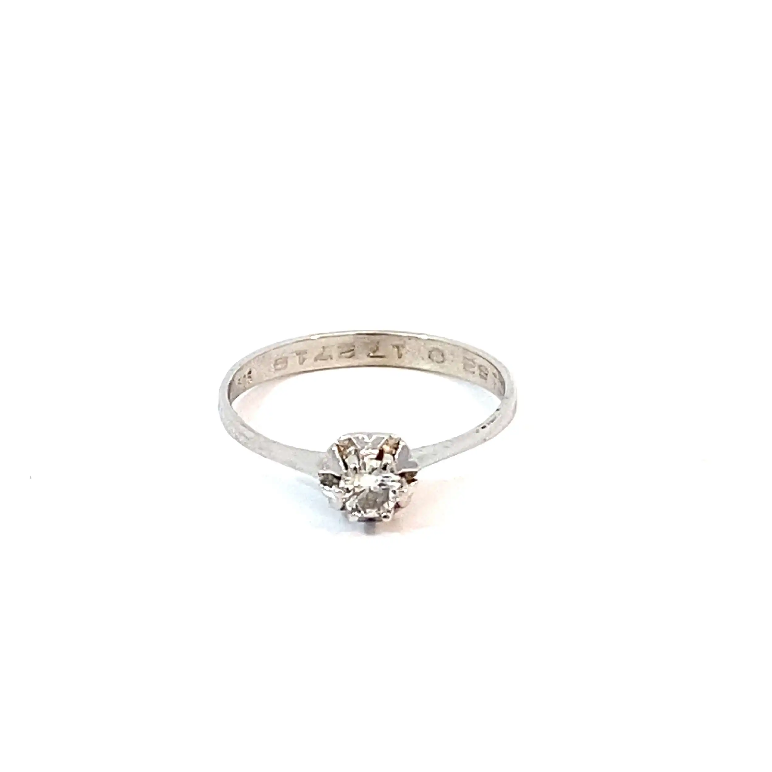Ring Weißgold mit Brillant