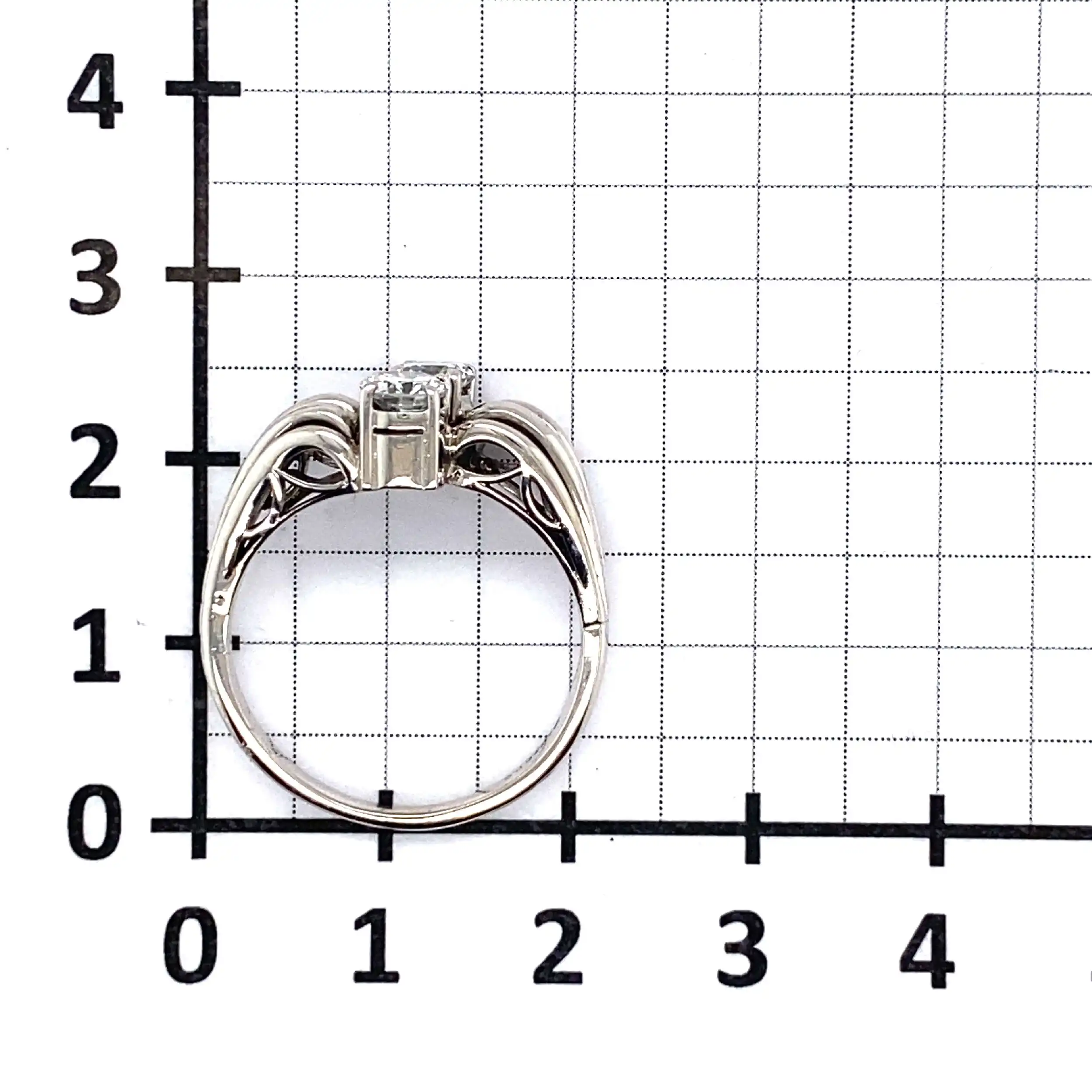 Ring Weißgold mit Brillanten Ring Weißgold mit Brillanten