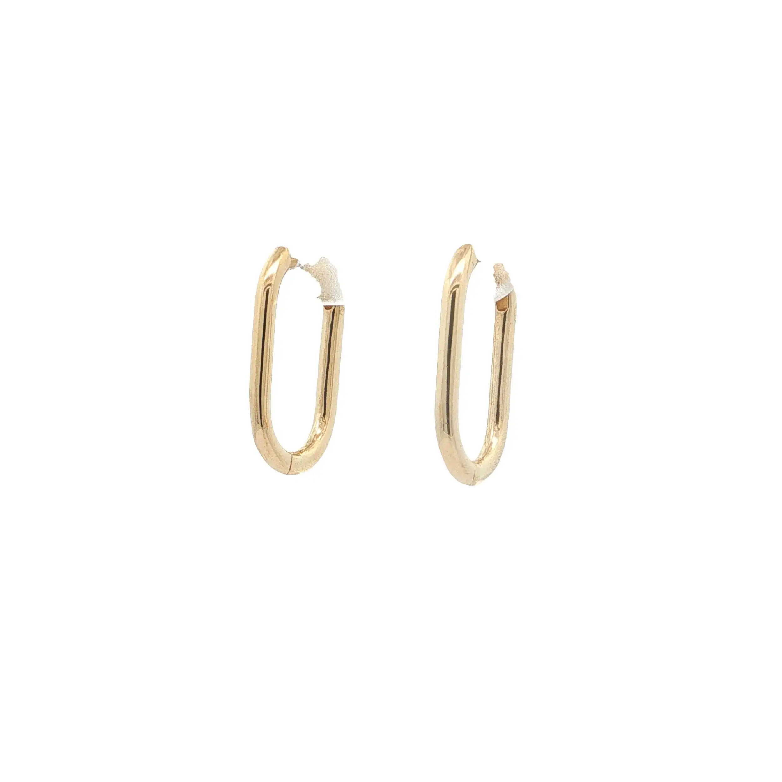 Creolen Gelbgold Oval Creolen Gelbgold Oval