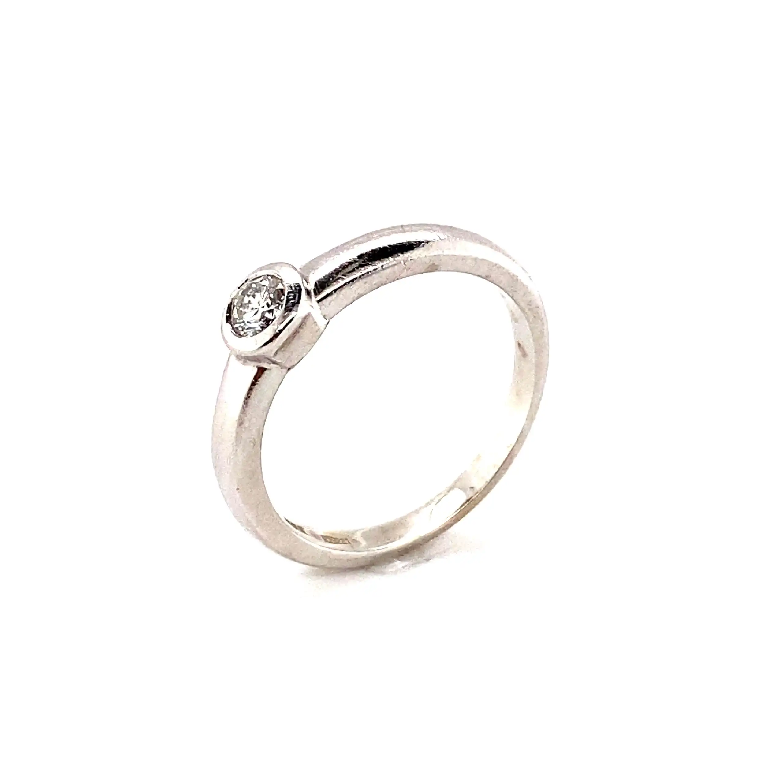 Ring Weißgold mit Brillant