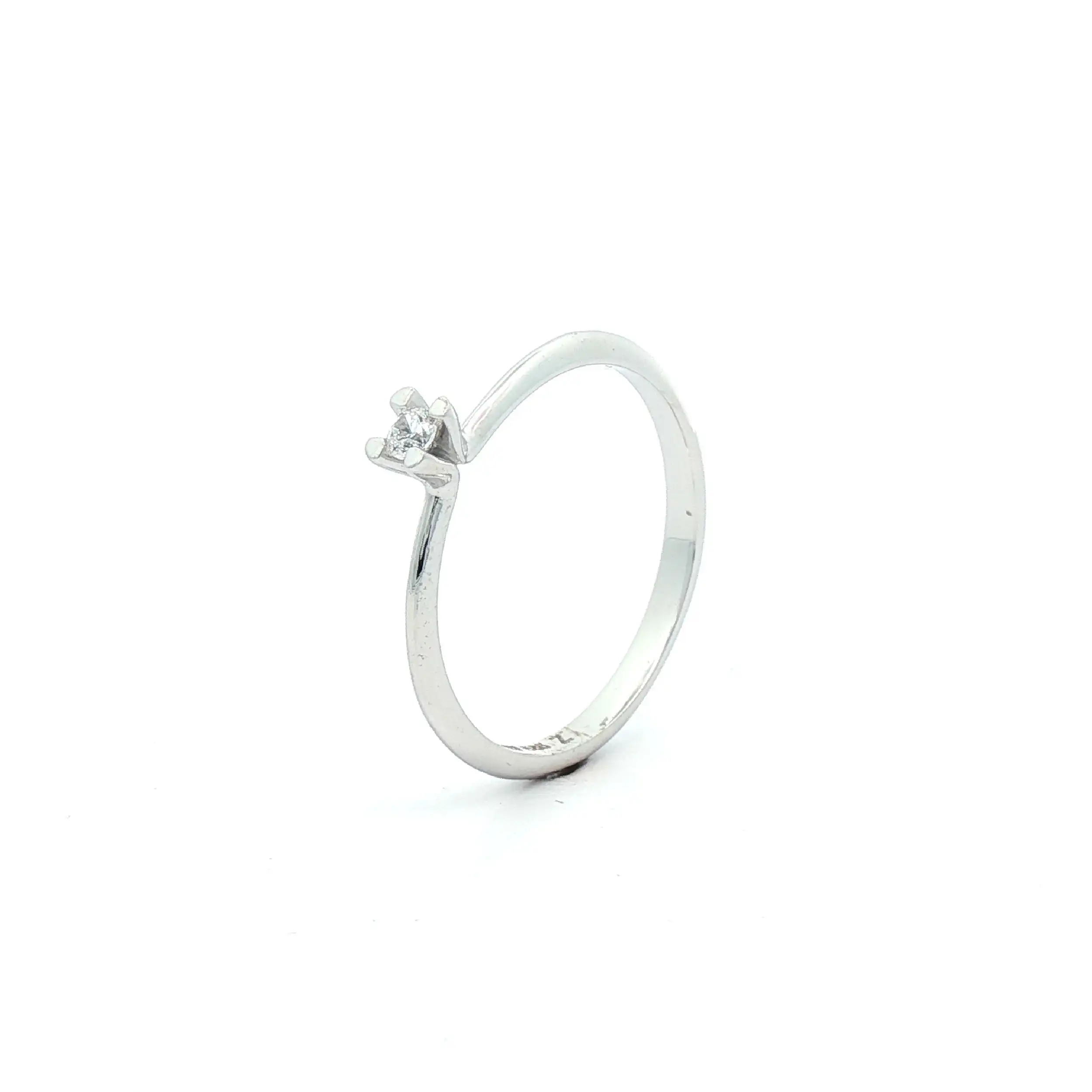 Ring Weißgold mit Brillant