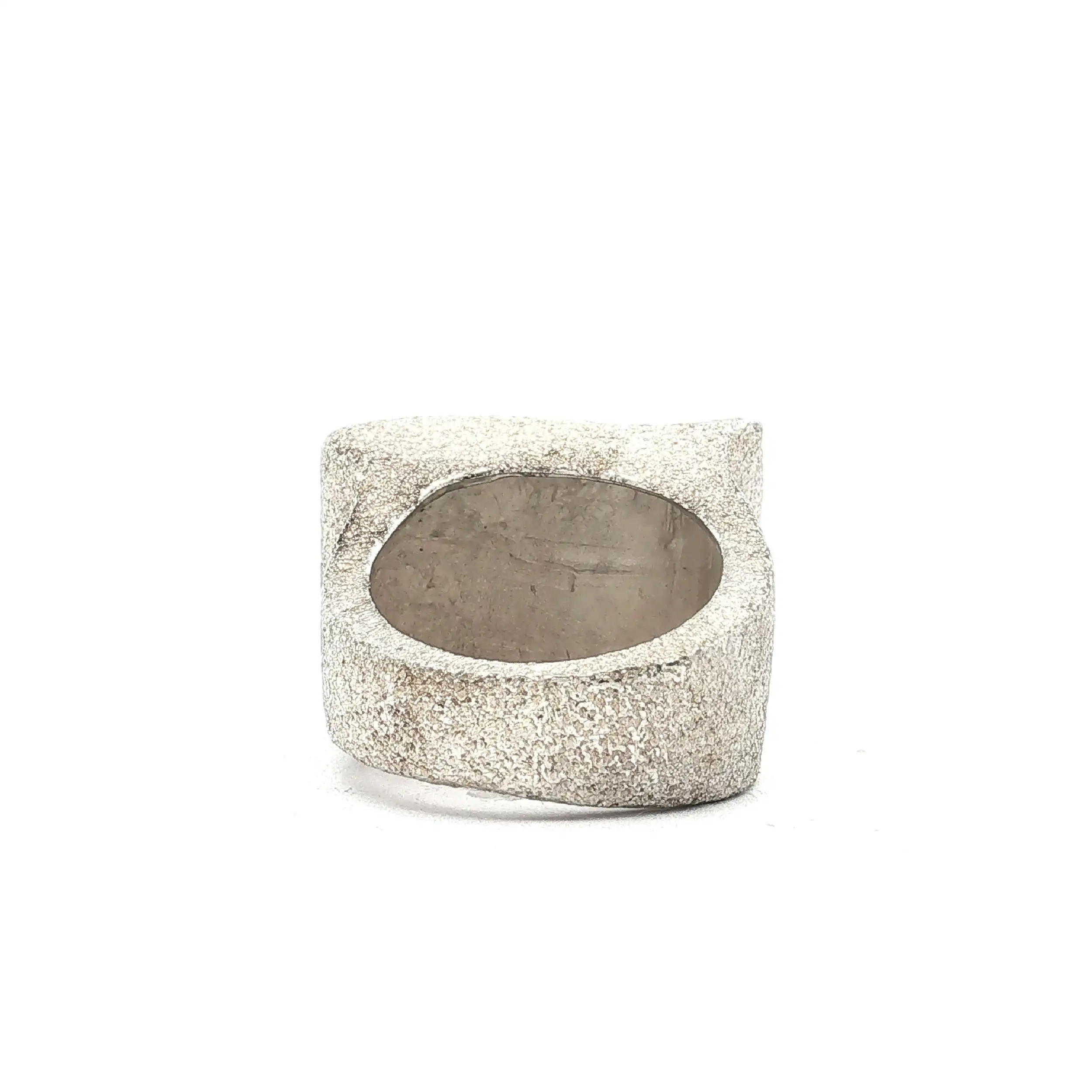 Ring Silber gehämmert