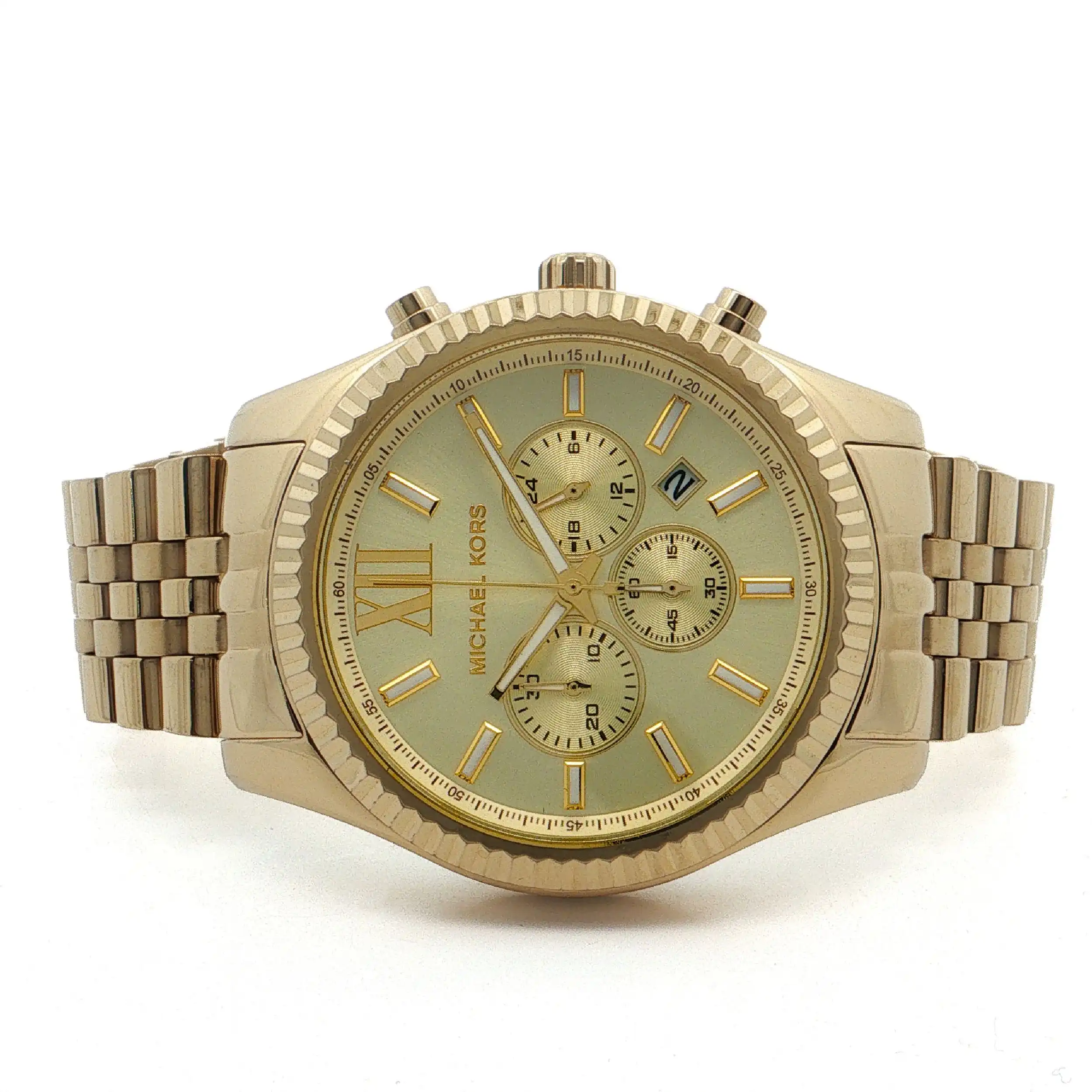 Herrenuhr Michael Kors vergoldet - MK8281