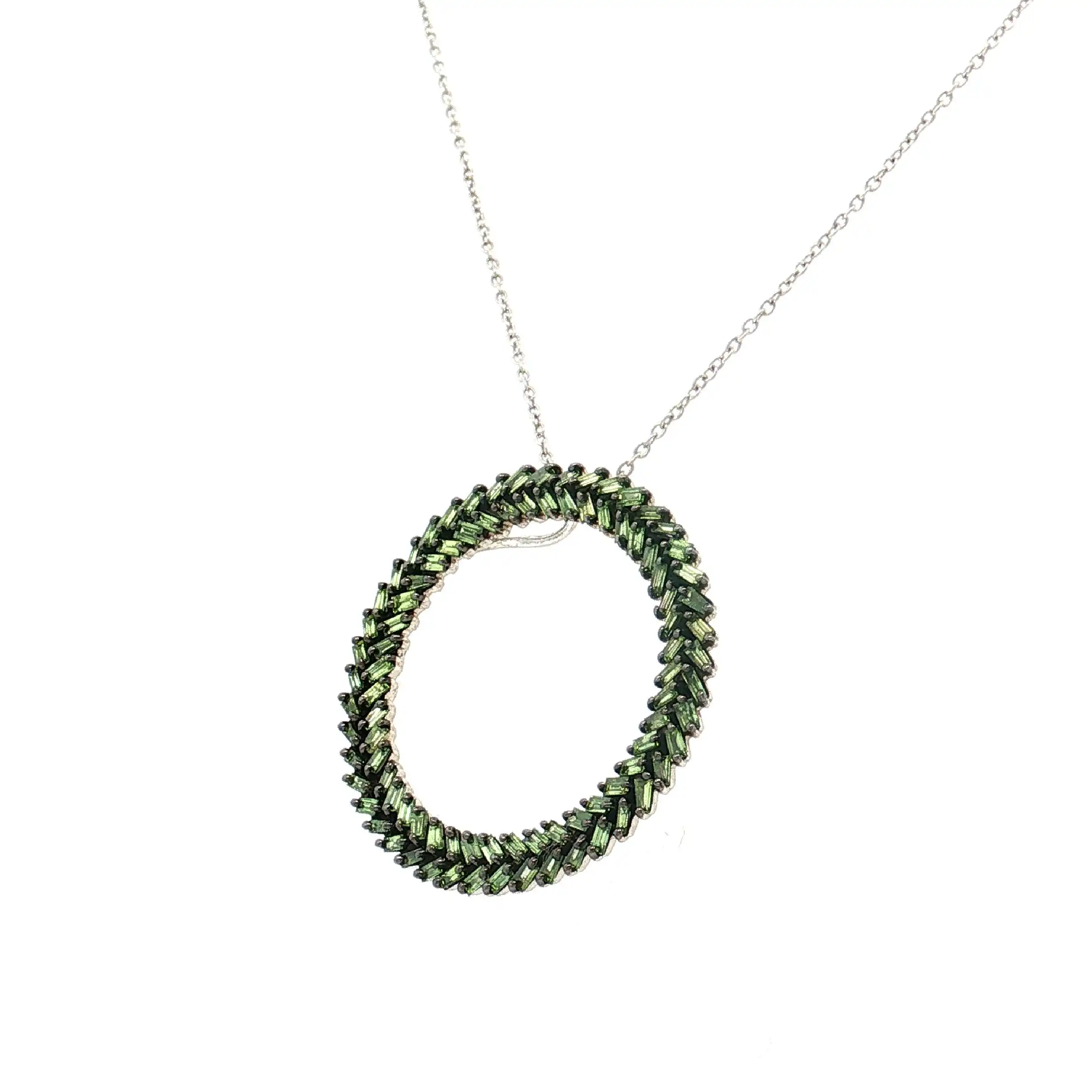 Kette mit Anhänger Labgrown Diamanten