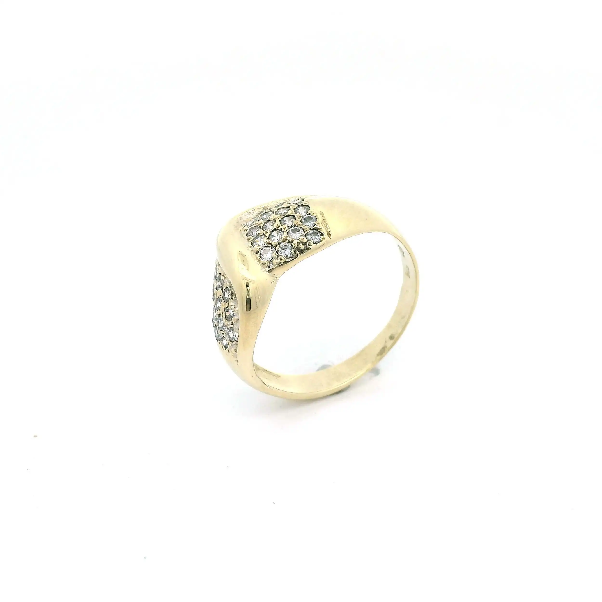 Ring Gelbgold mit Zirkonia