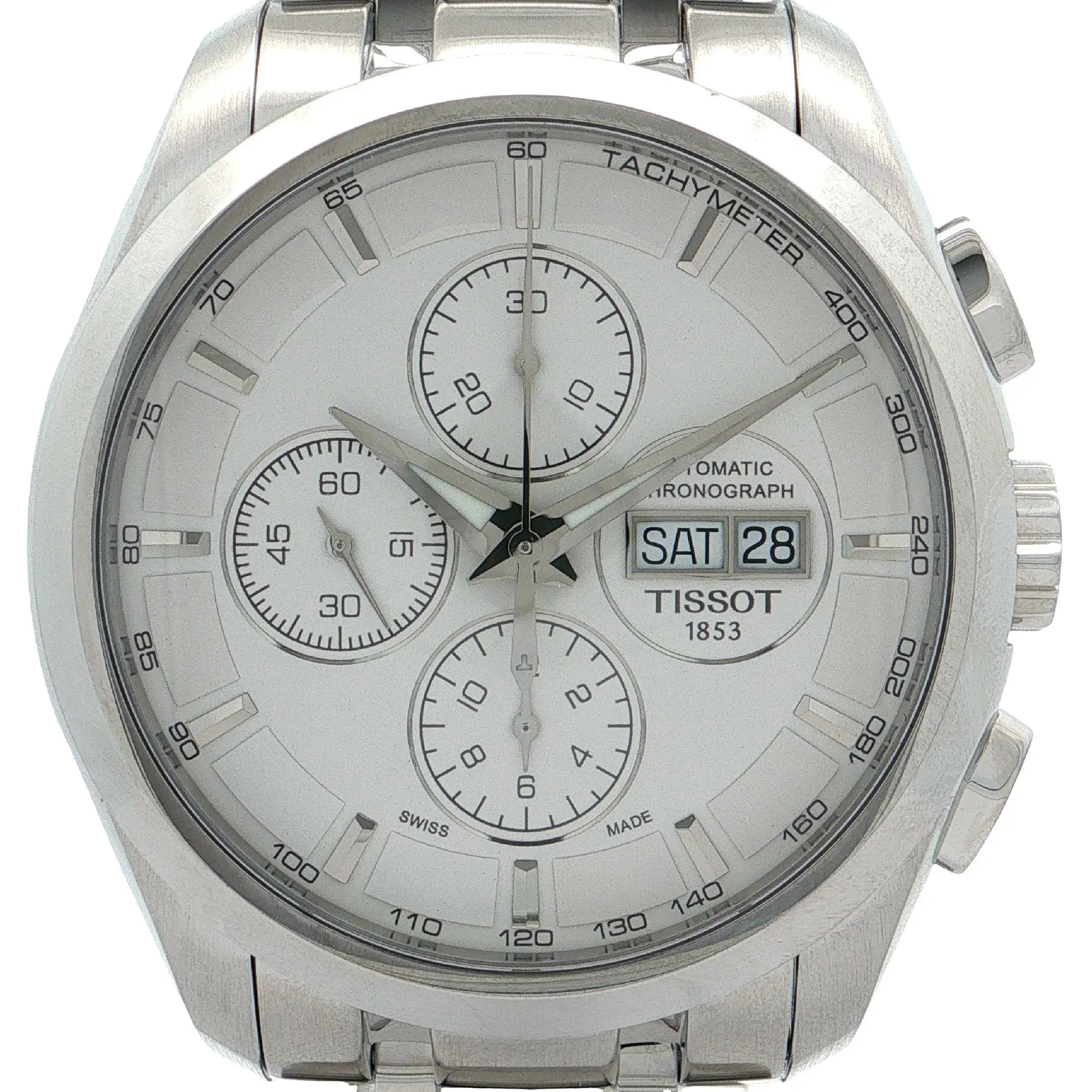 Herrenuhr Tissot Couturier T035614A mit Box und Blanko Papieren