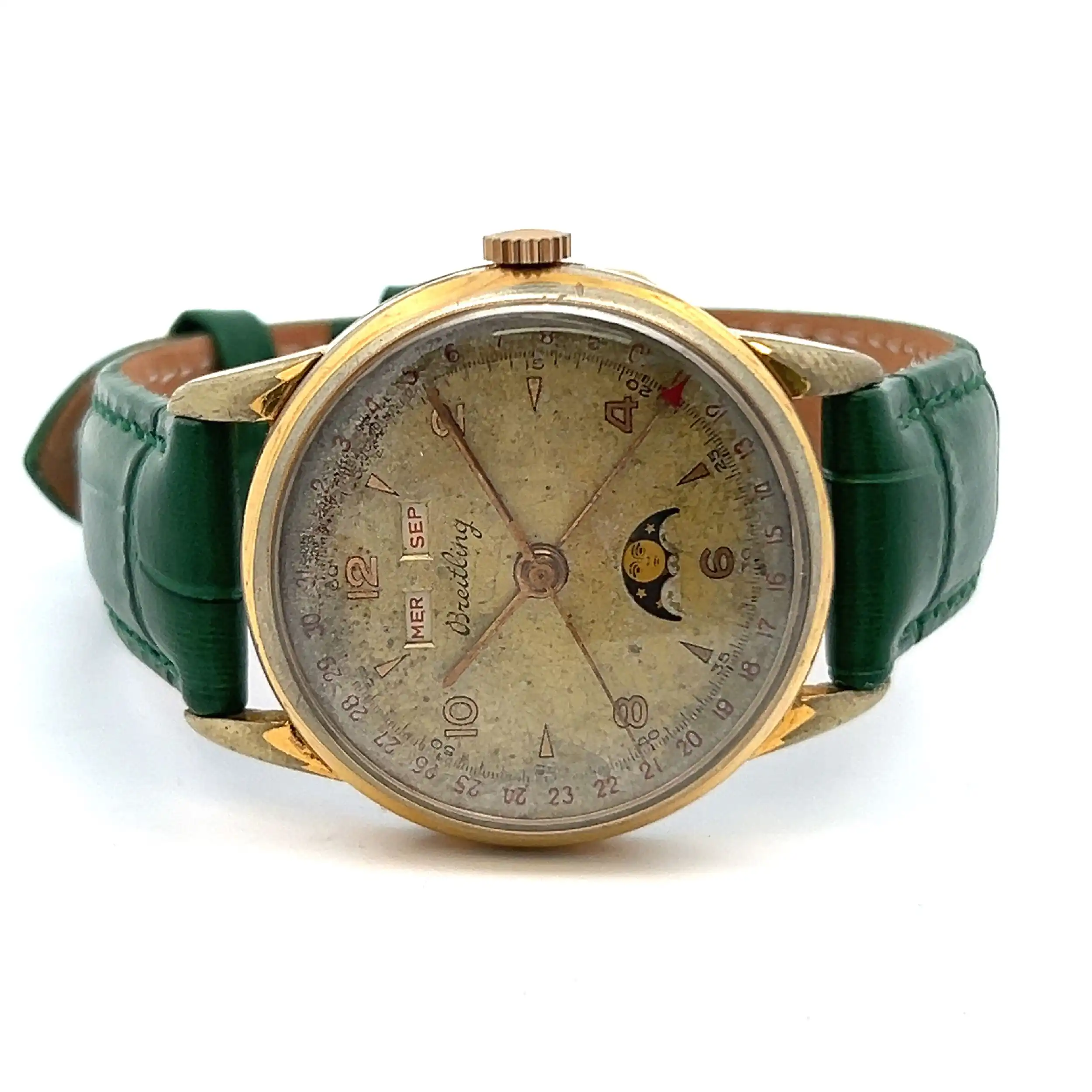 Herrenuhr Breitling Datora Vintage, schlechter Zustand Ref 239 Caliber Venus 206
