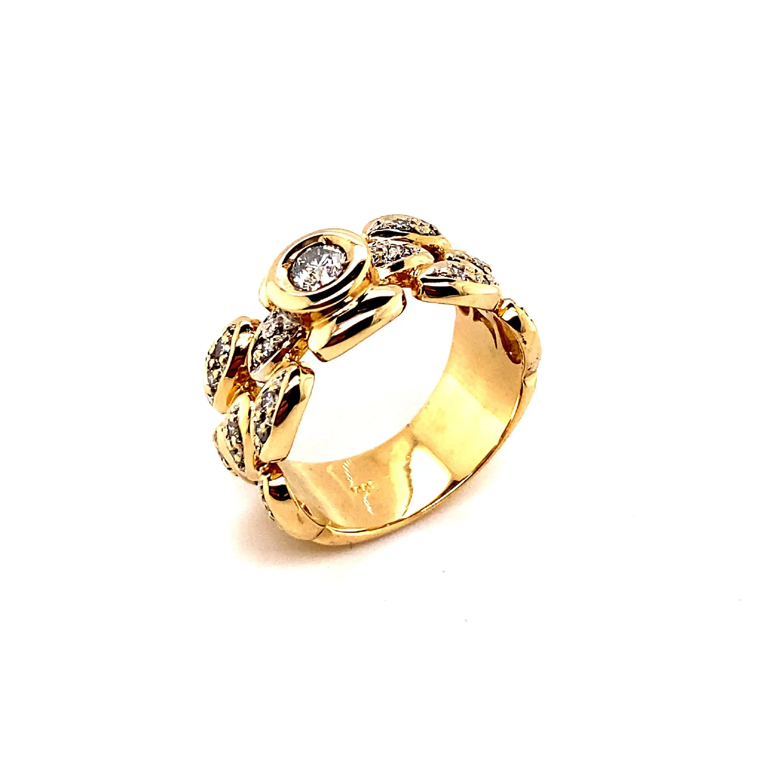 Ring Gelbgold mit Brillanten