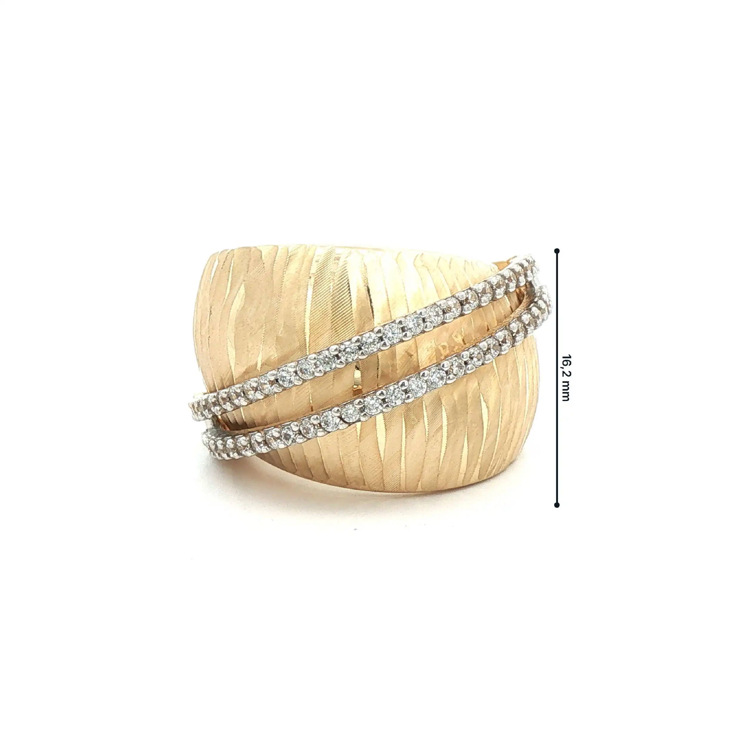 Ring Gelbgold mit Zirkonia