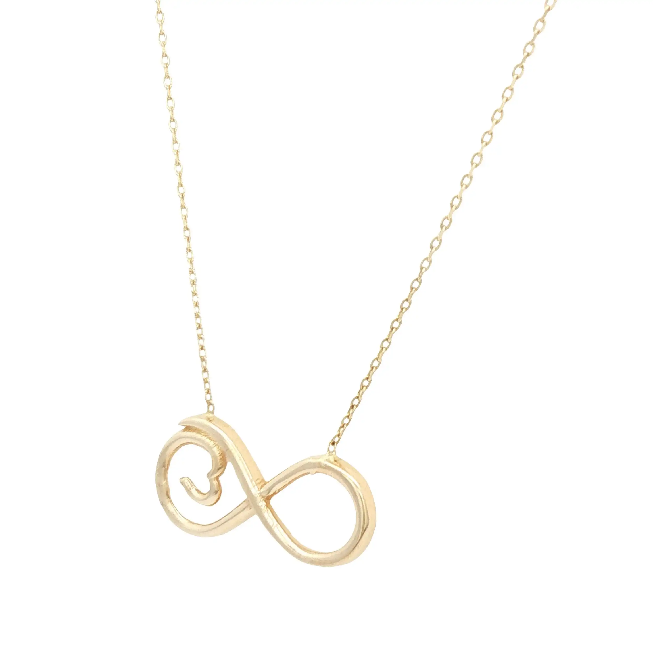 Collier Gelbgold mit Endless Anhänger