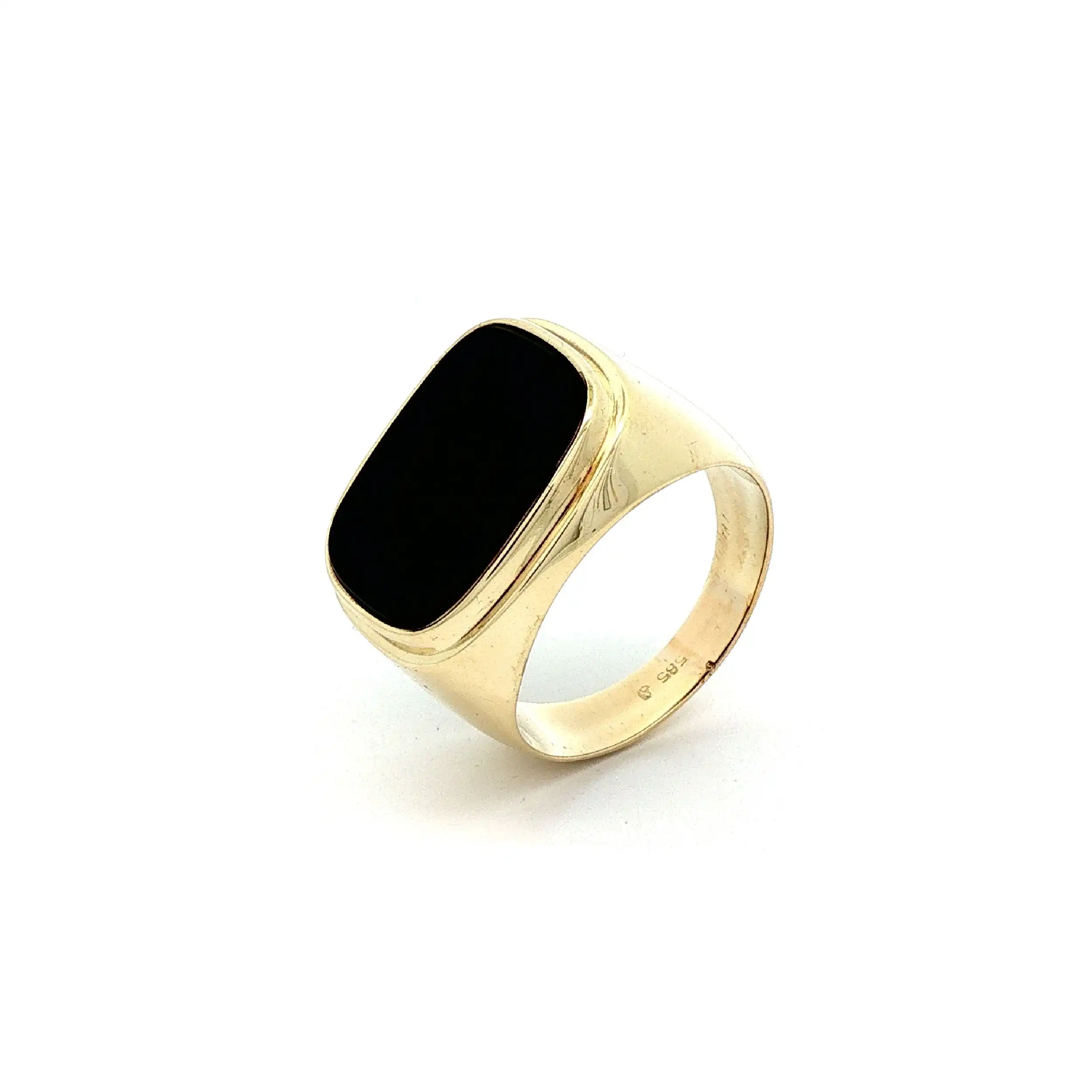 Ring Gelbgold mit Onyx Ring Gelbgold mit Onyx