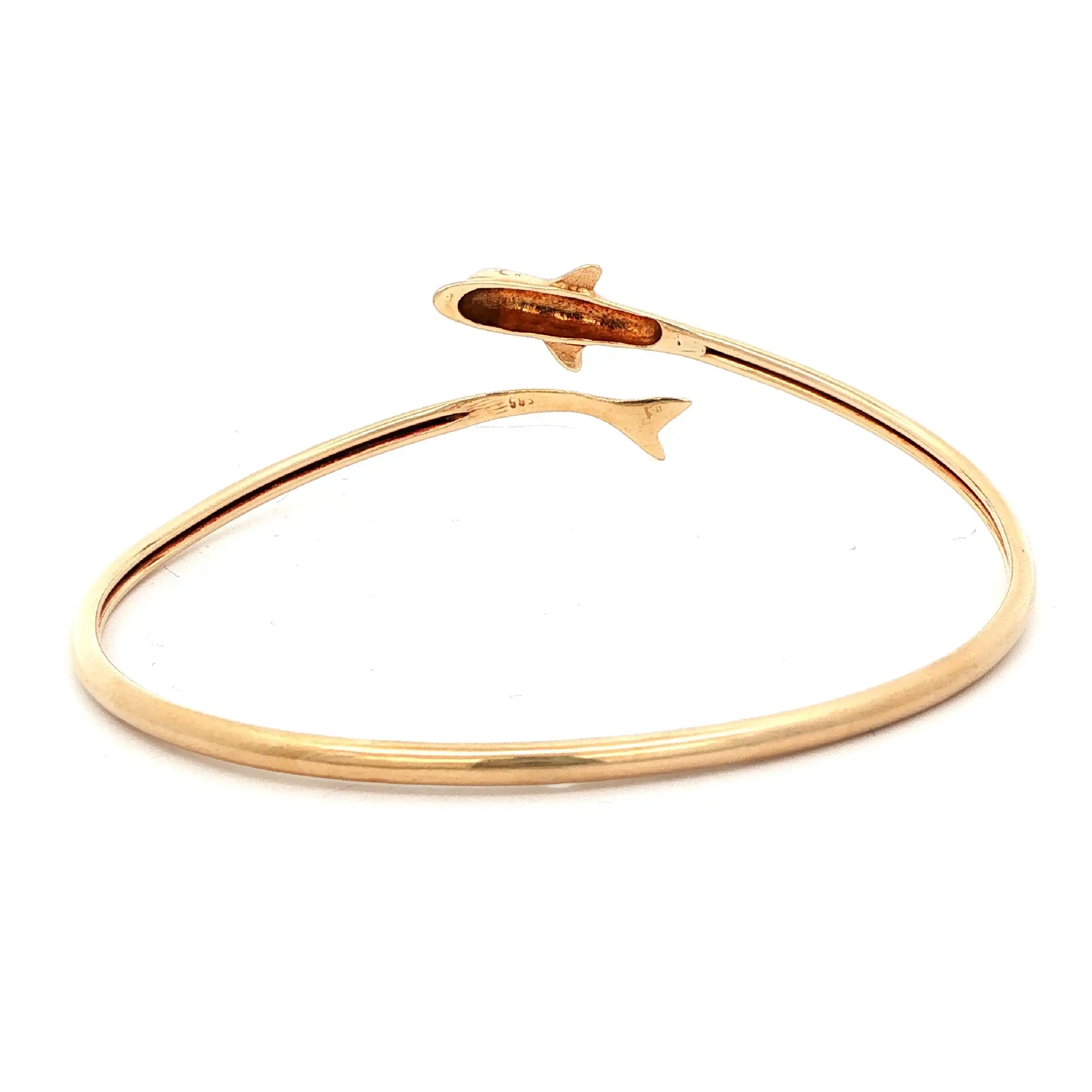Armreif Gelbgold Delfin Armreif Gelbgold Delfin