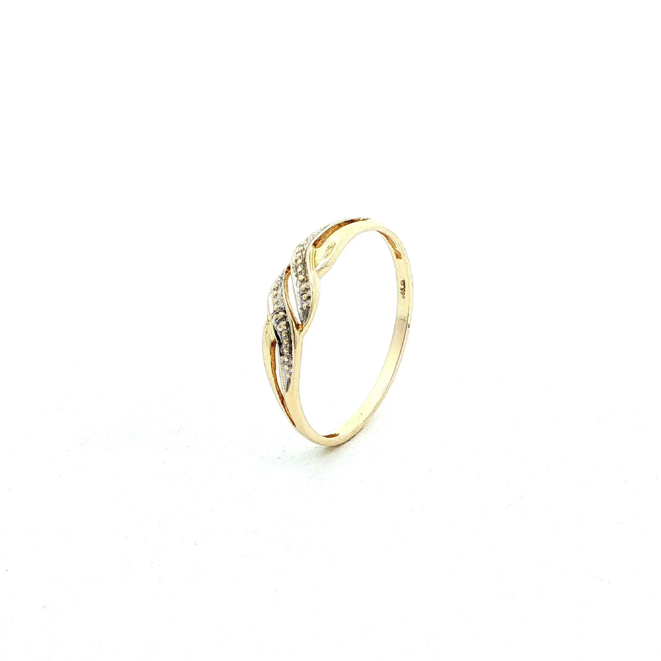 Ring Gelbgold mit Diamant