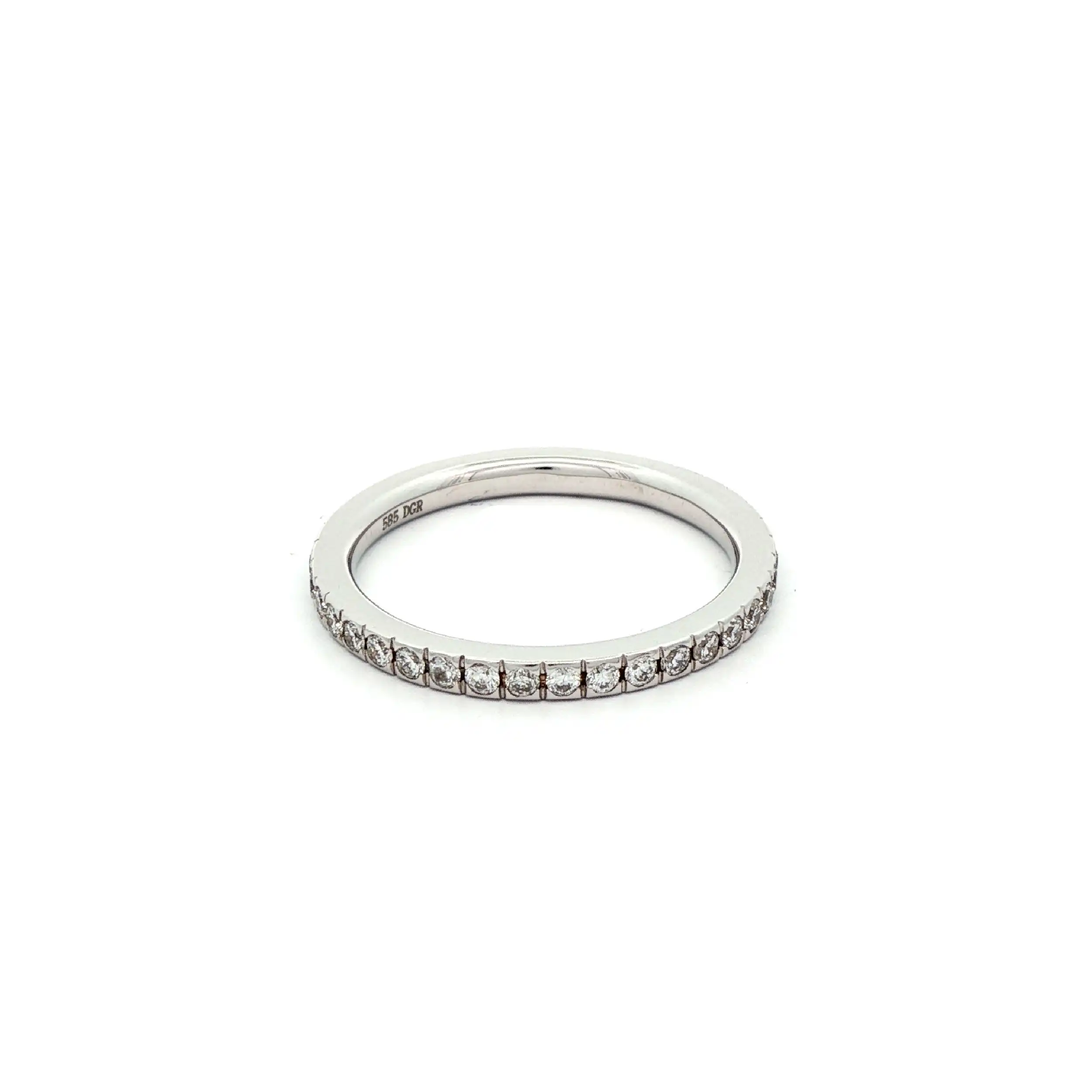 Memoirering Weißgold mit Brillanten Memoirering Weißgold mit Brillanten