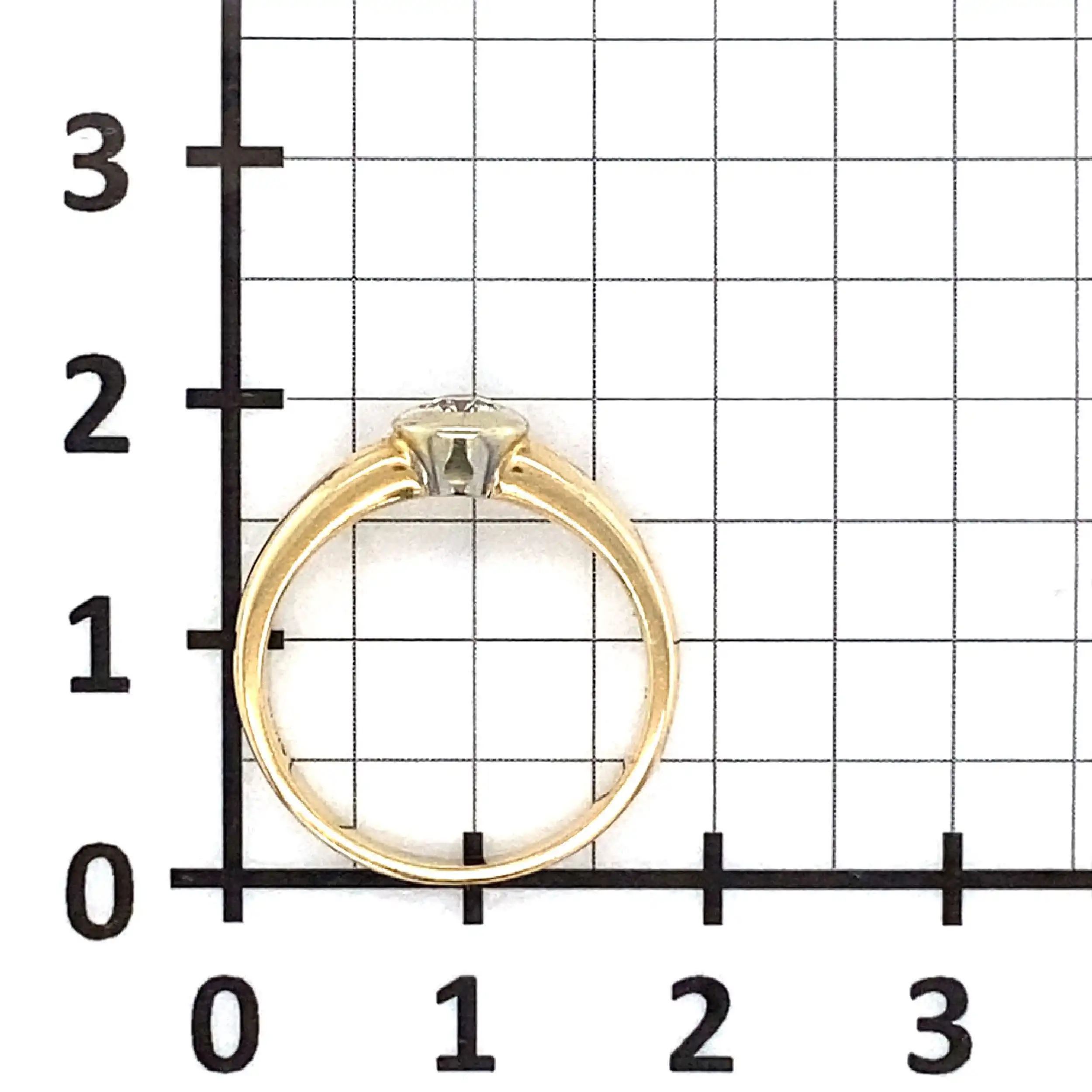 Ring Bicolor mit Brillant Ring Bicolor mit Brillant