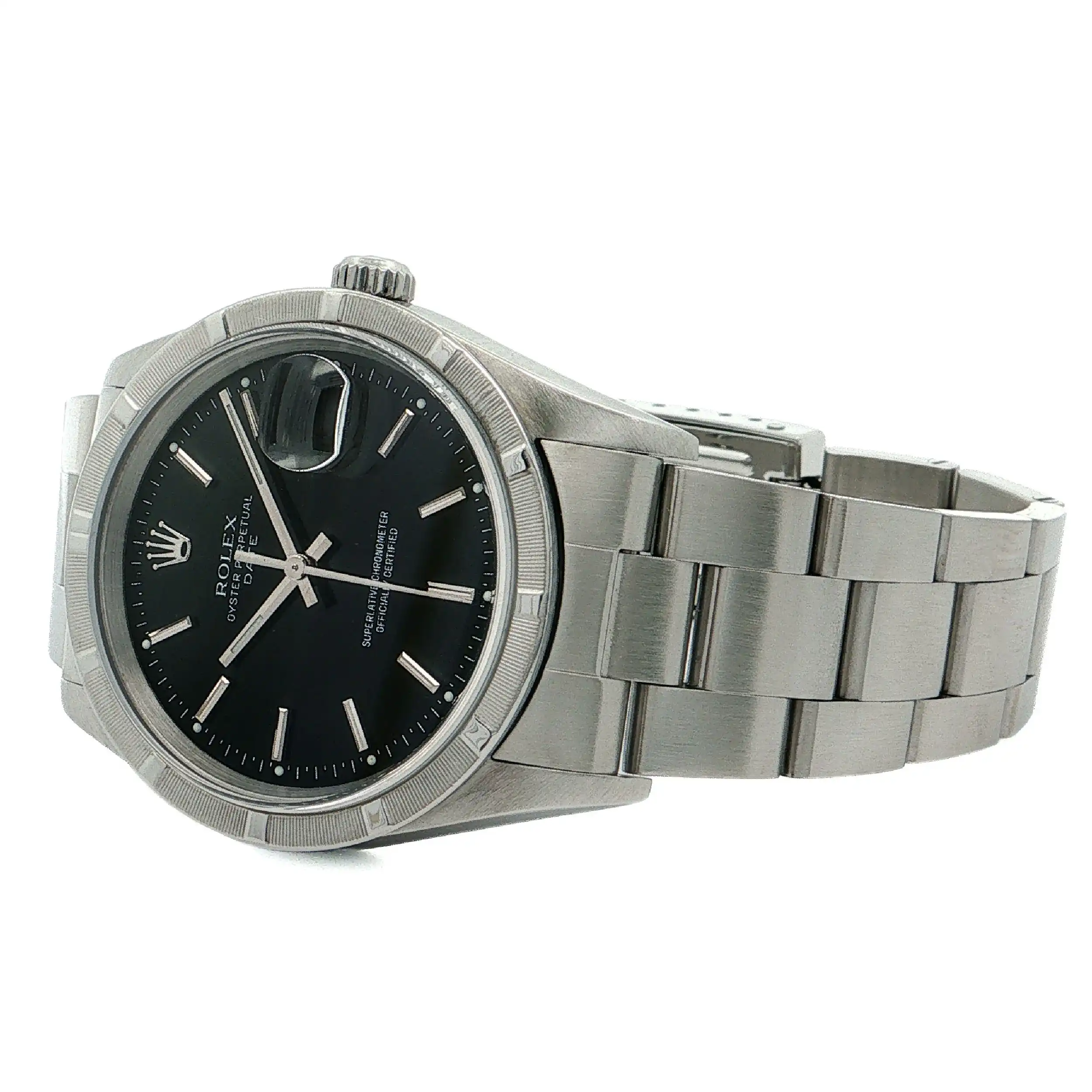 Herrenuhr Rolex Oyster Perpetual Date Ref.15210 mit Papiere aus 2006 Herrenuhr Rolex Oyster Perpetual Date Ref.15210 mit Papiere aus 2006