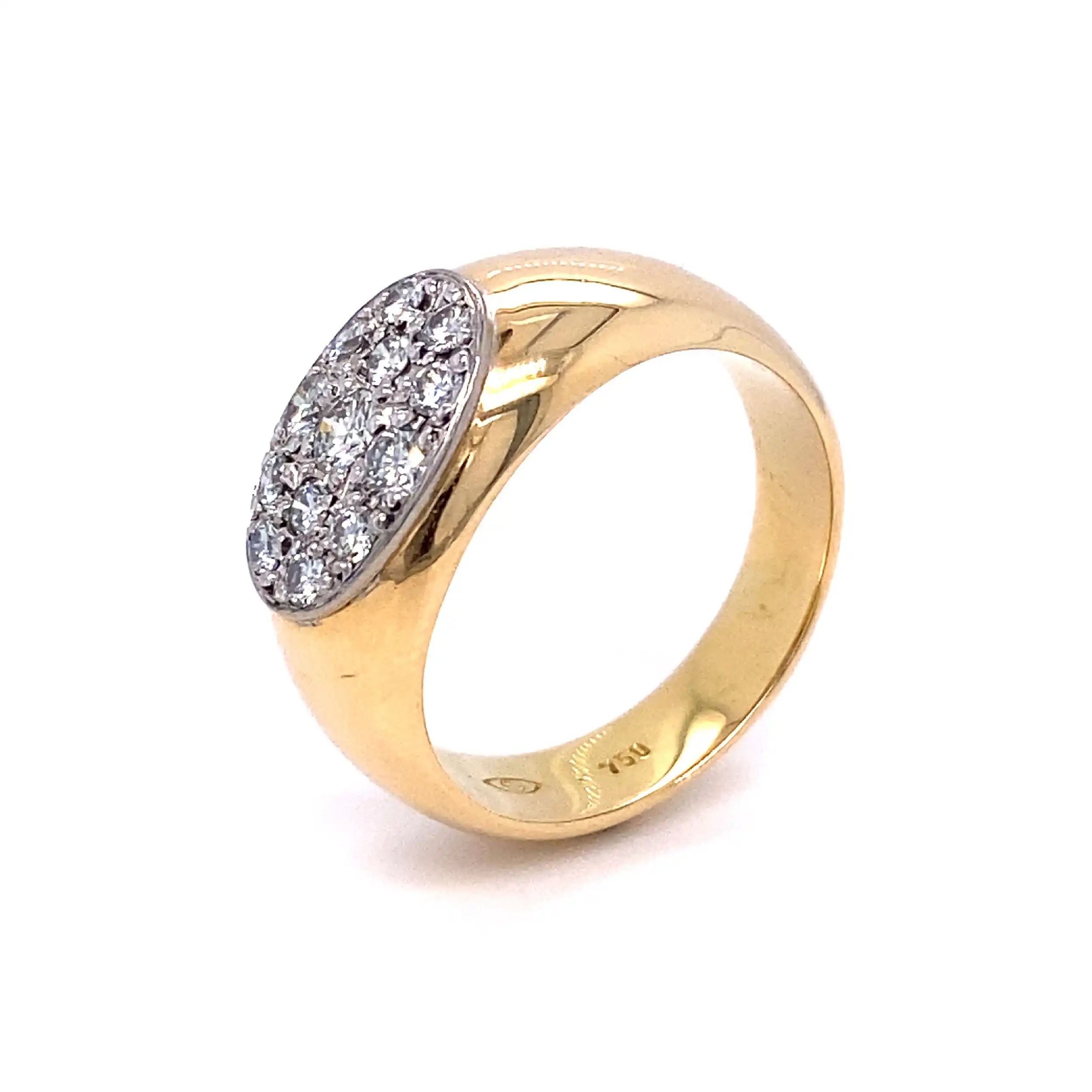 Ring mit Brillanten ca. 0,60 ct. Ring mit Brillanten ca. 0,60 ct.