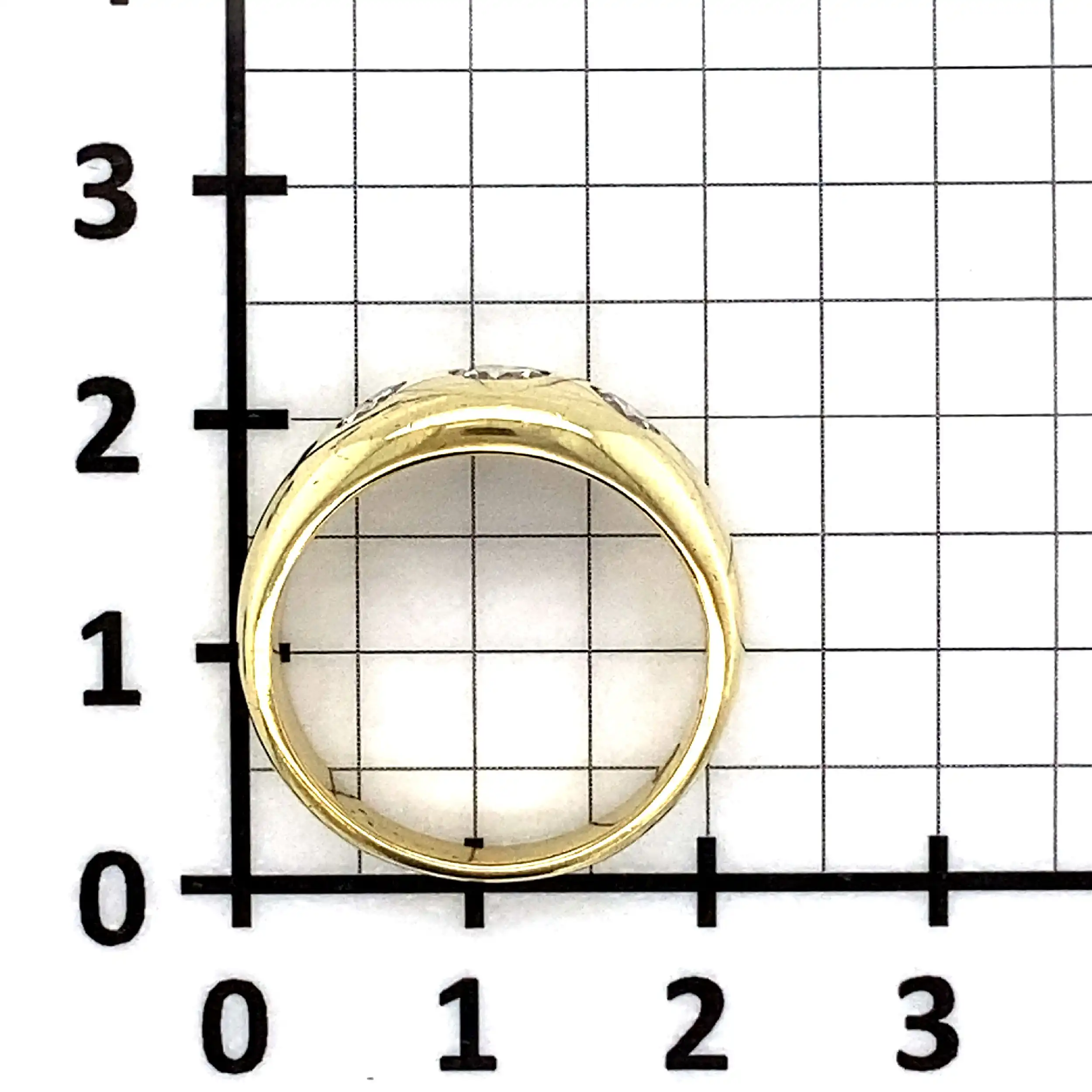 Ring Geldgold mit Brillanten Ring Geldgold mit Brillanten