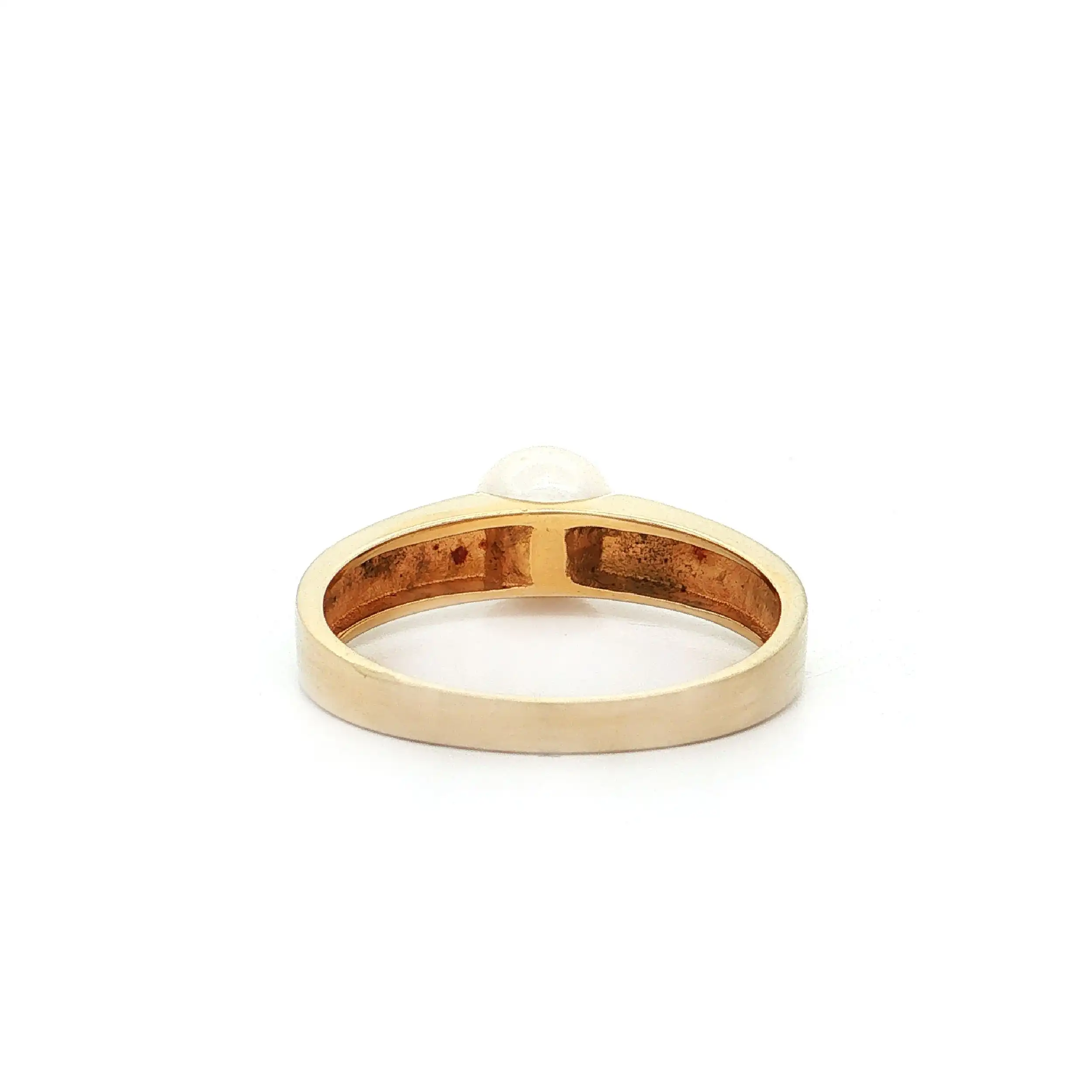 Ring Gelbgold mit Perle