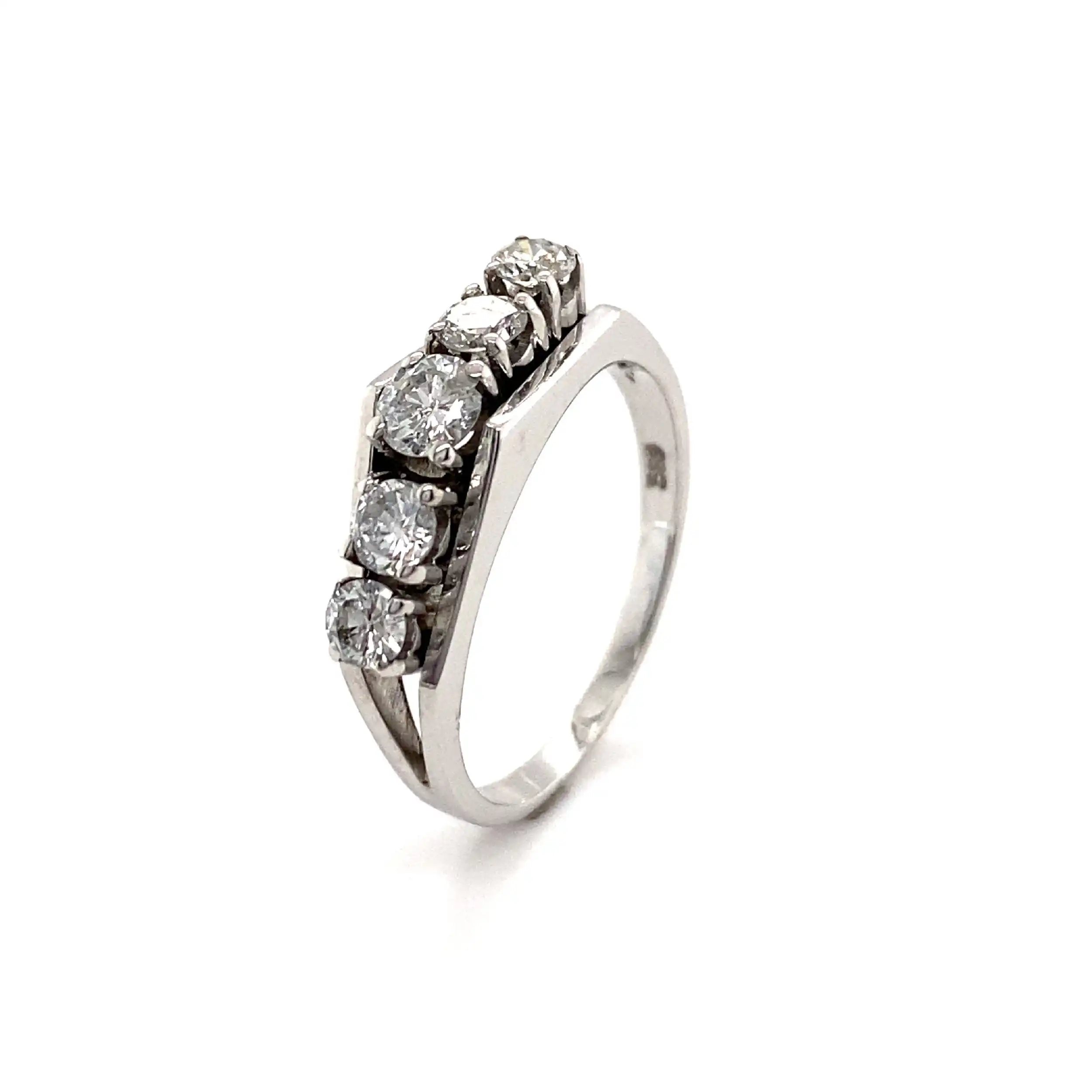 Ring Weißgold mit Brillanten Ring Weißgold mit Brillanten