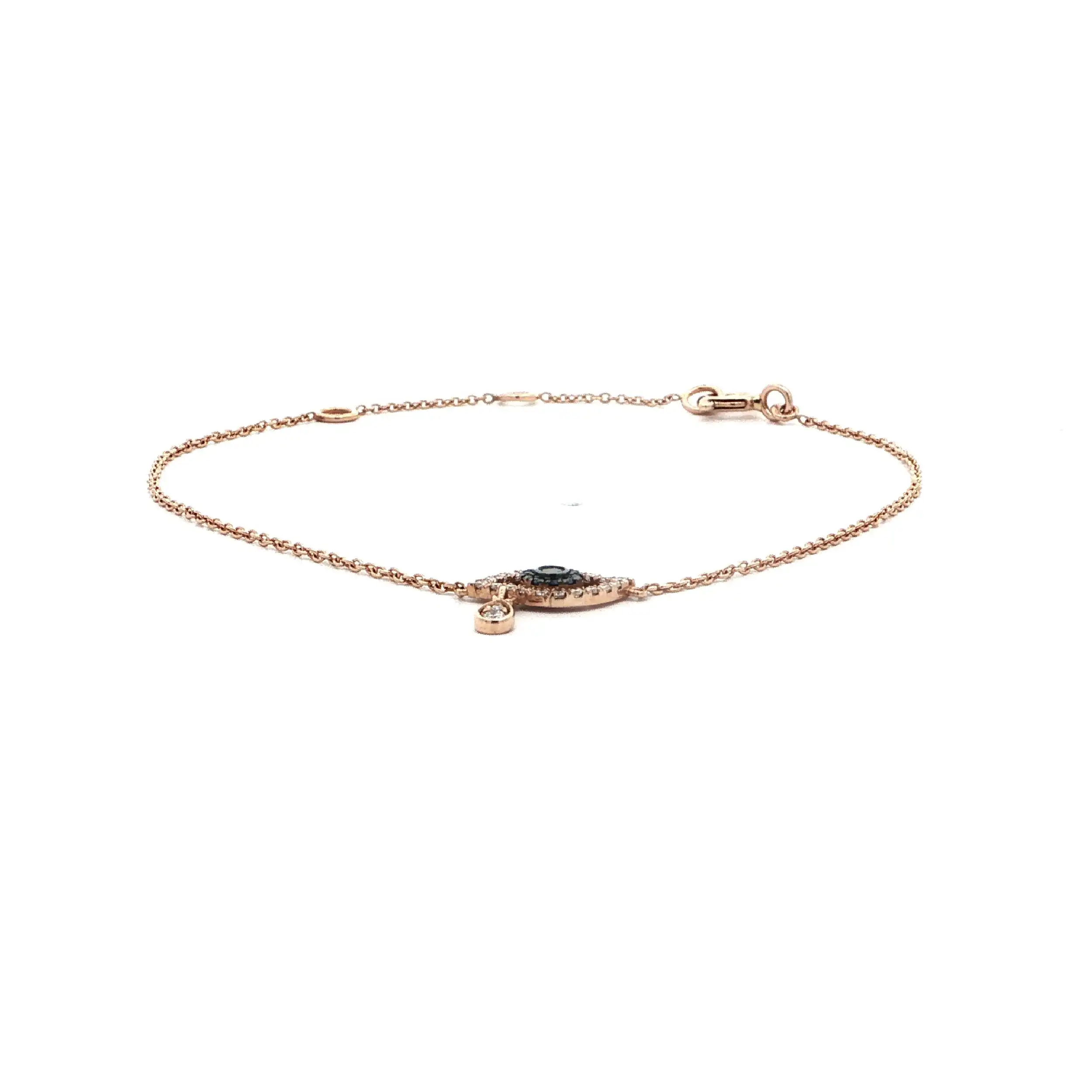 Armband Roségold WEMPE "Auge" Saphire, schwarzer Diamant & Brillanten Armband Roségold WEMPE "Auge" Saphire, schwarzer Diamant & Brillanten