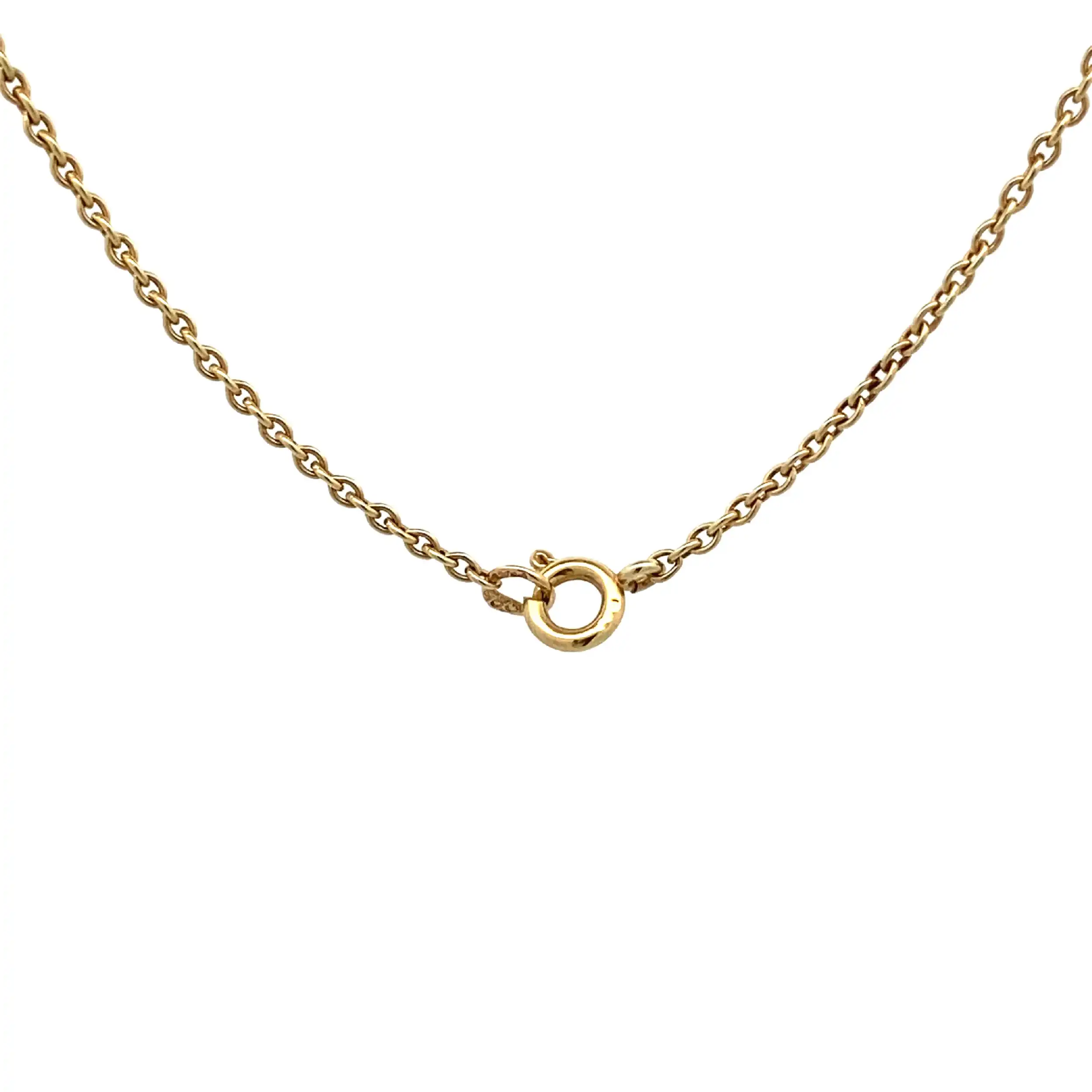 Collier Gelbgold mit Granat Collier Gelbgold mit Granat