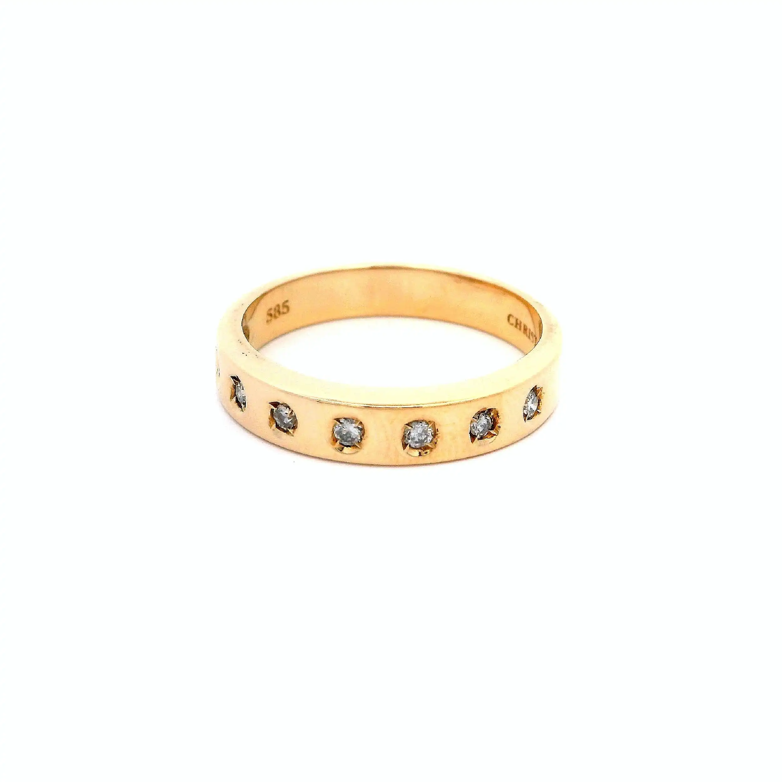 Ring Gelbgold Christ mit Brillanten Ring Gelbgold Christ mit Brillanten
