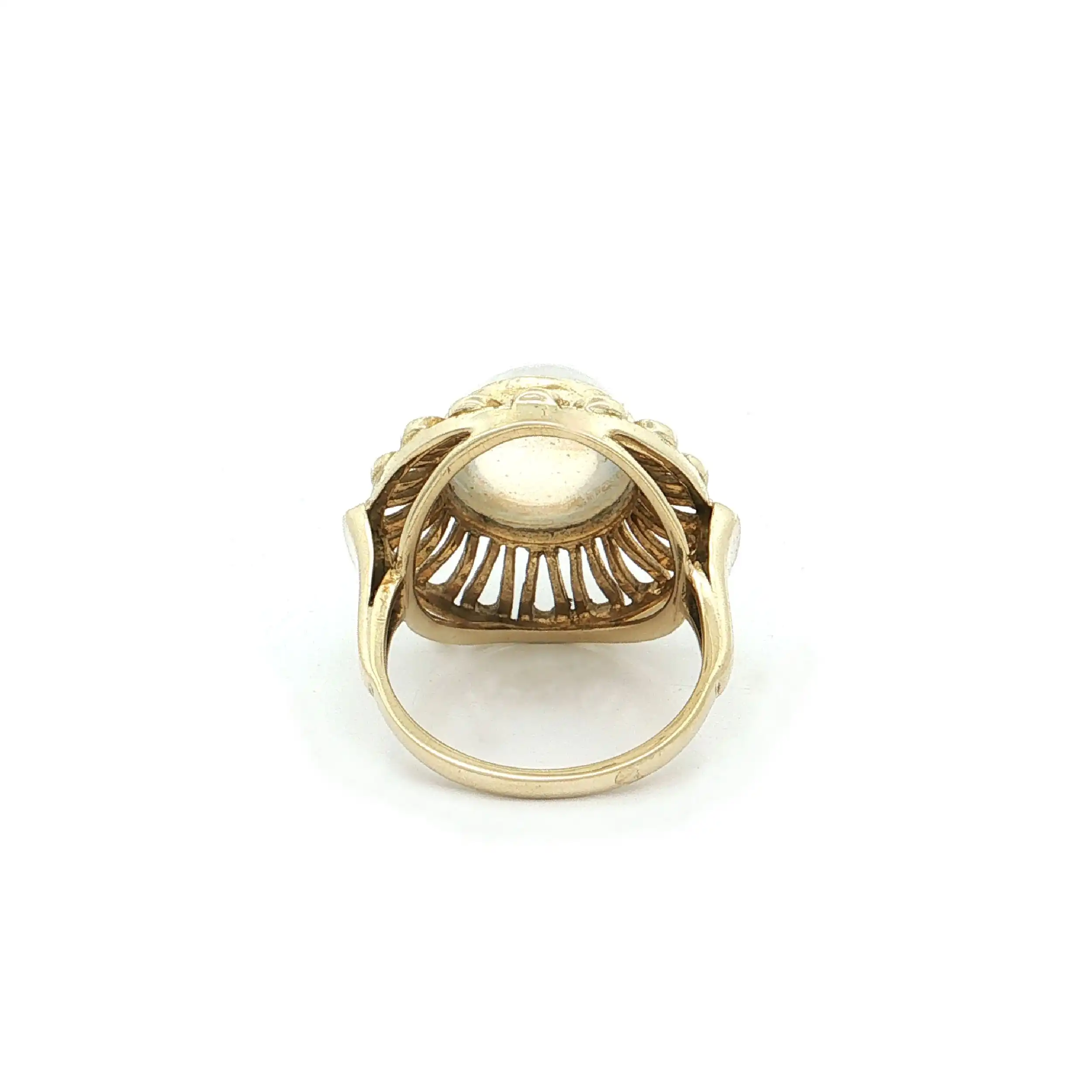 Ring Gelbgold mit Mondstein Ring Gelbgold mit Mondstein