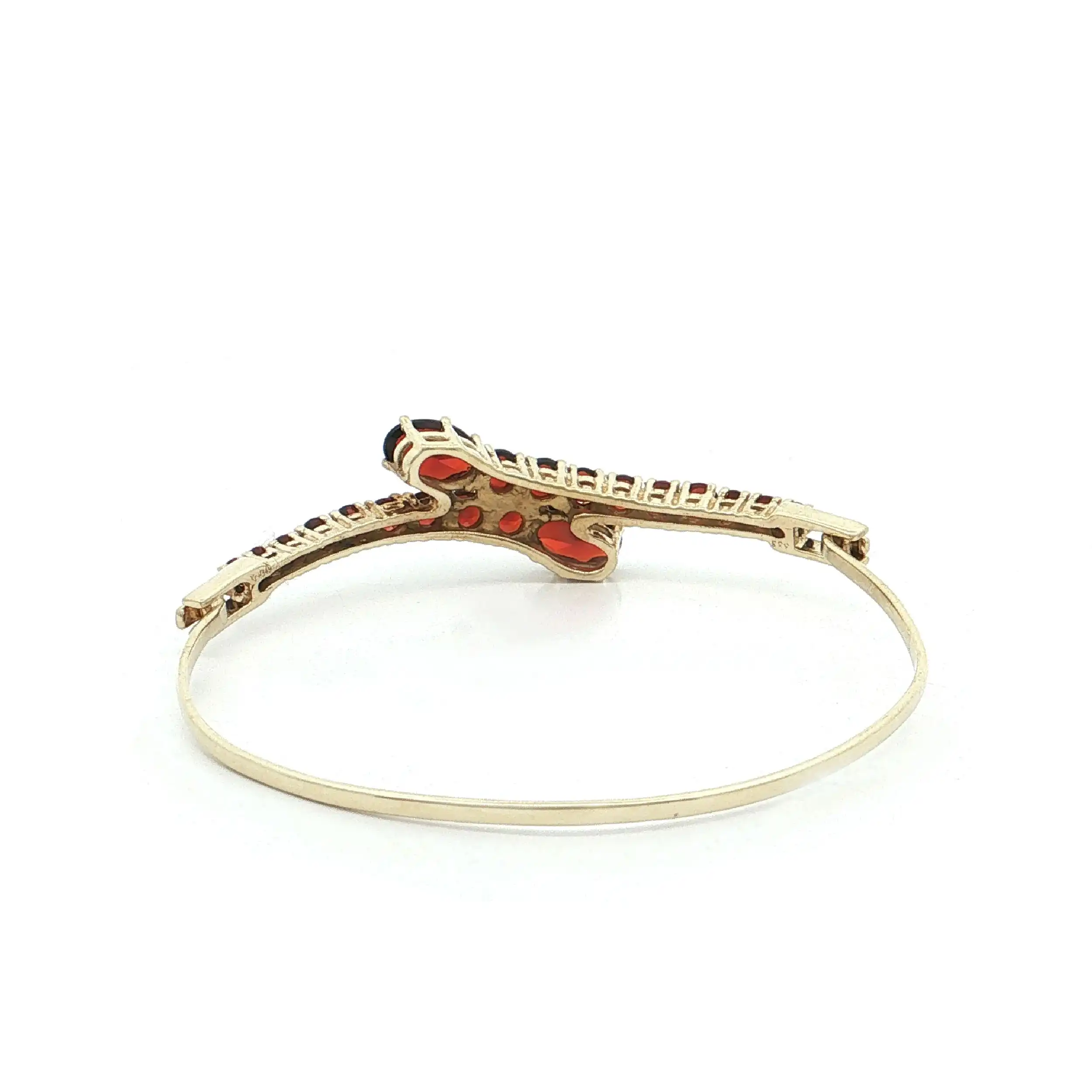Armreif Gelbgold mit Granat