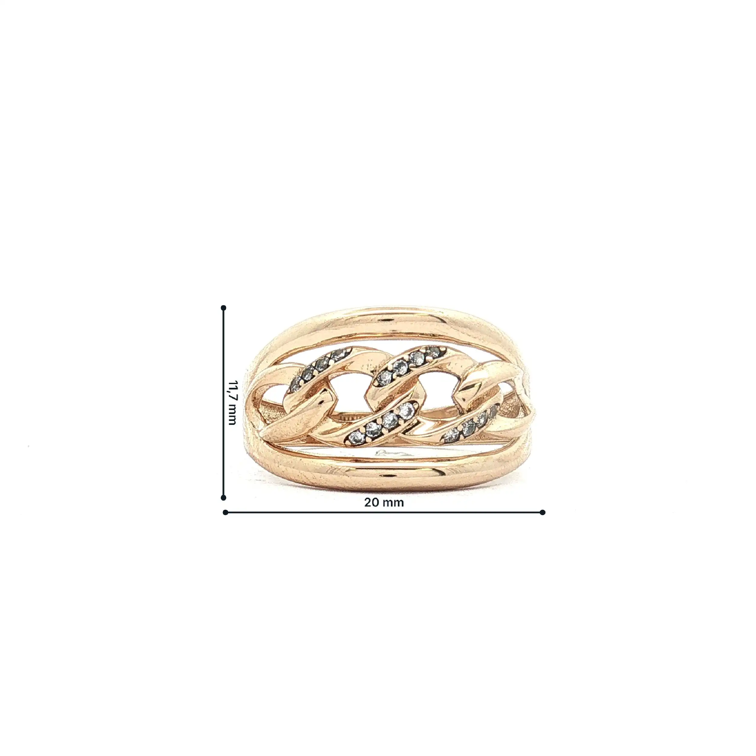 Ring Gelbgold mit Zirkonia Ring Gelbgold mit Zirkonia