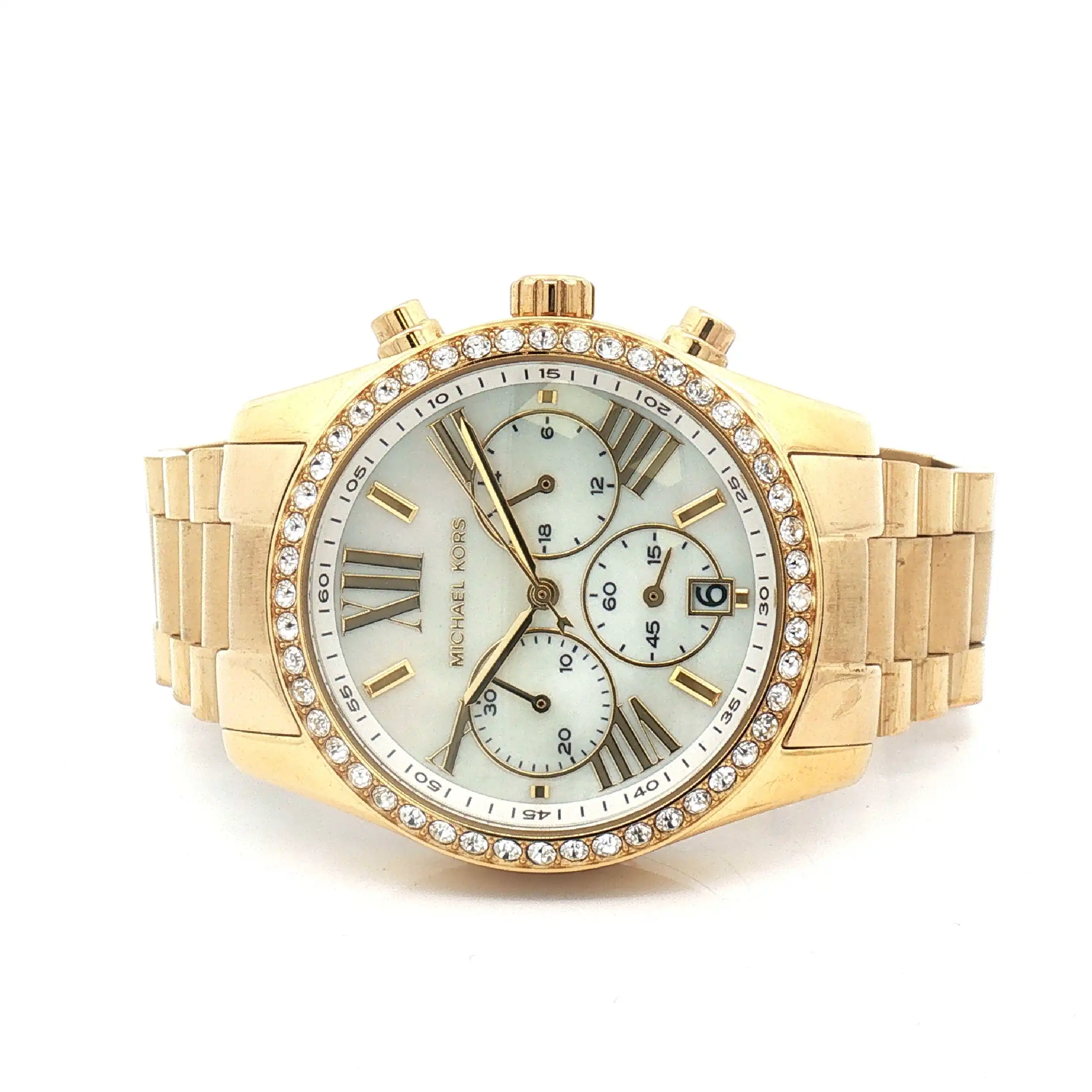 Herrenuhr Michael Kors MK-7241 vergoldet