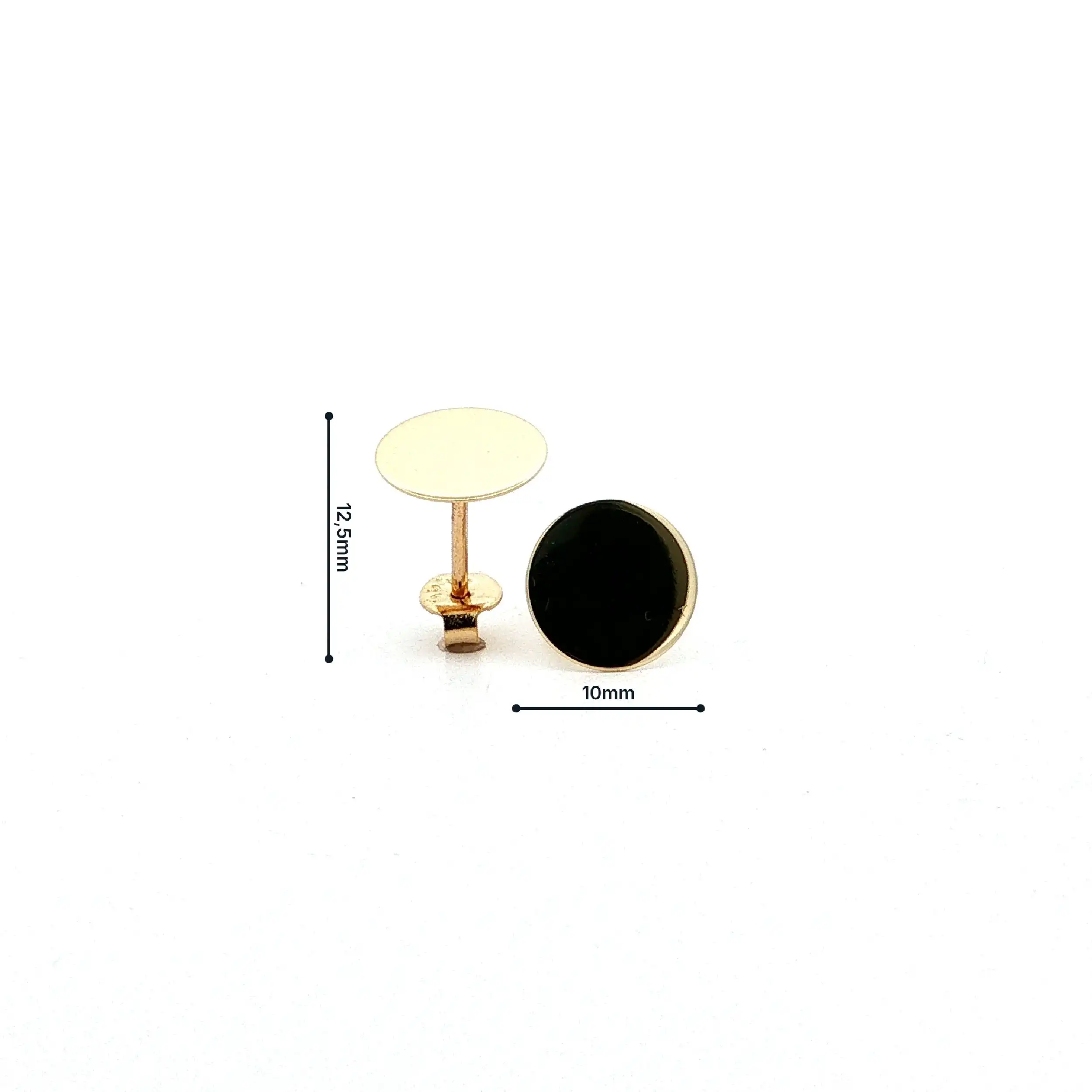 Ohrstecker Gelbgold