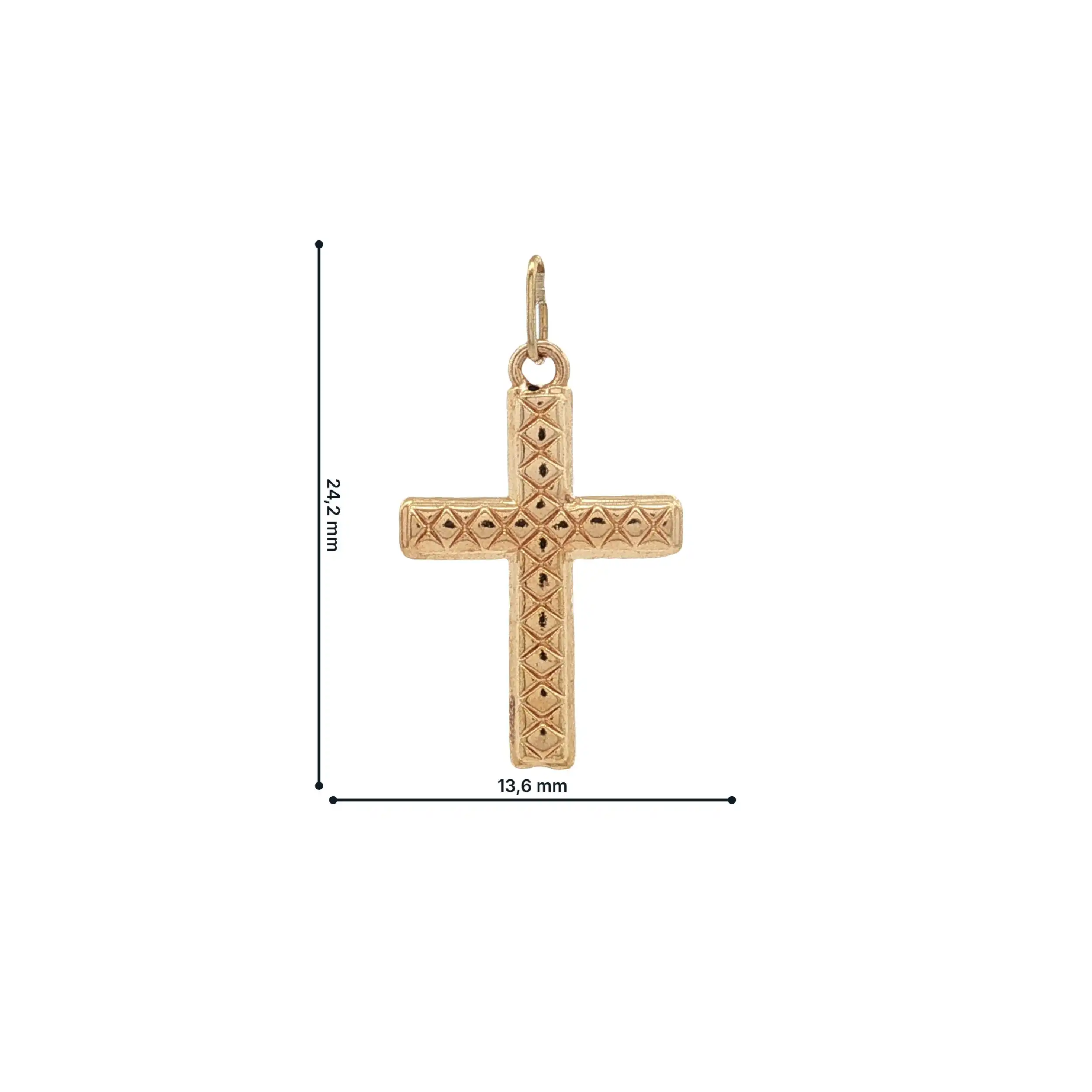 Anhänger Kreuz Gelbgold Anhänger Kreuz Gelbgold