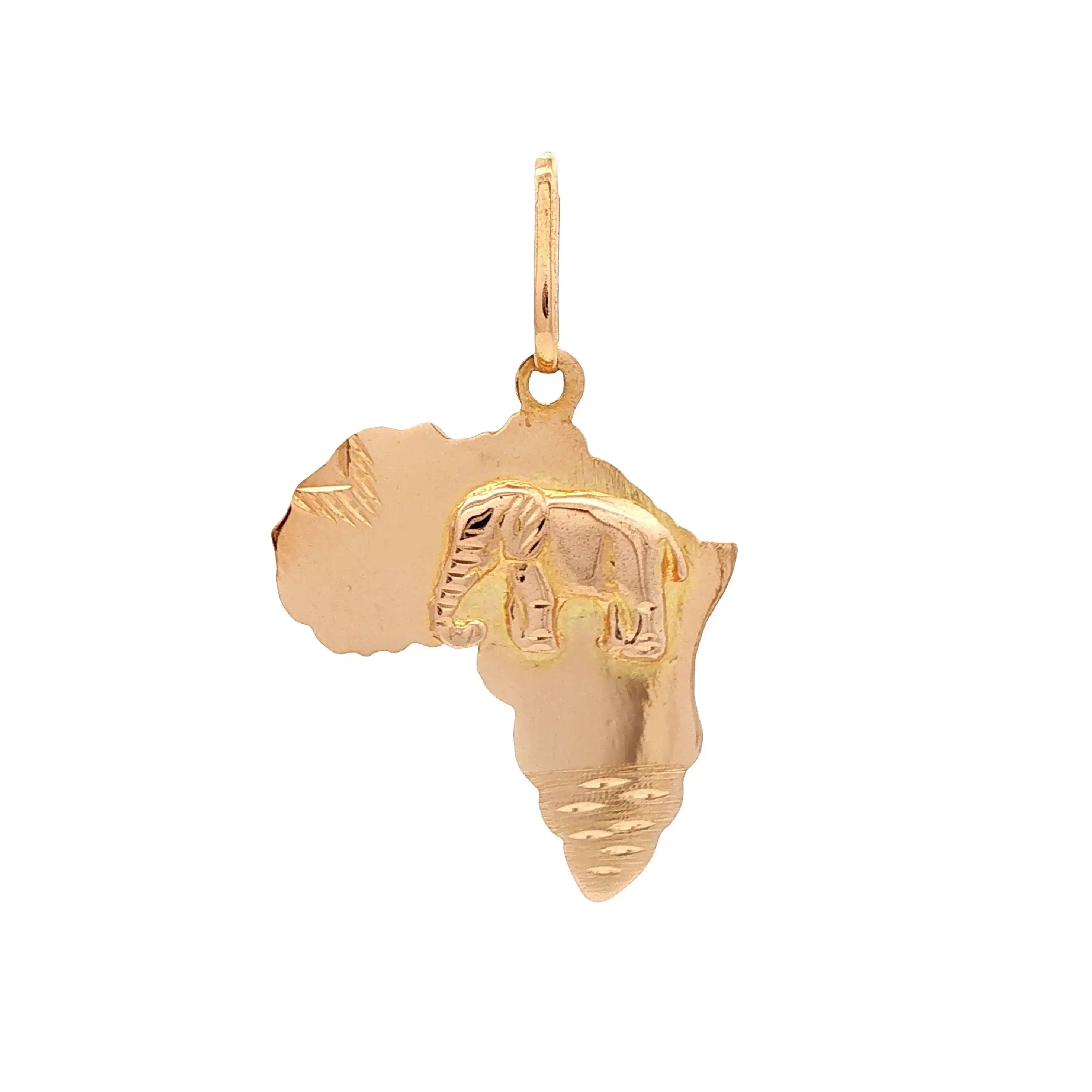 Anhänger Gelbgold "Afrika" Anhänger Gelbgold "Afrika"