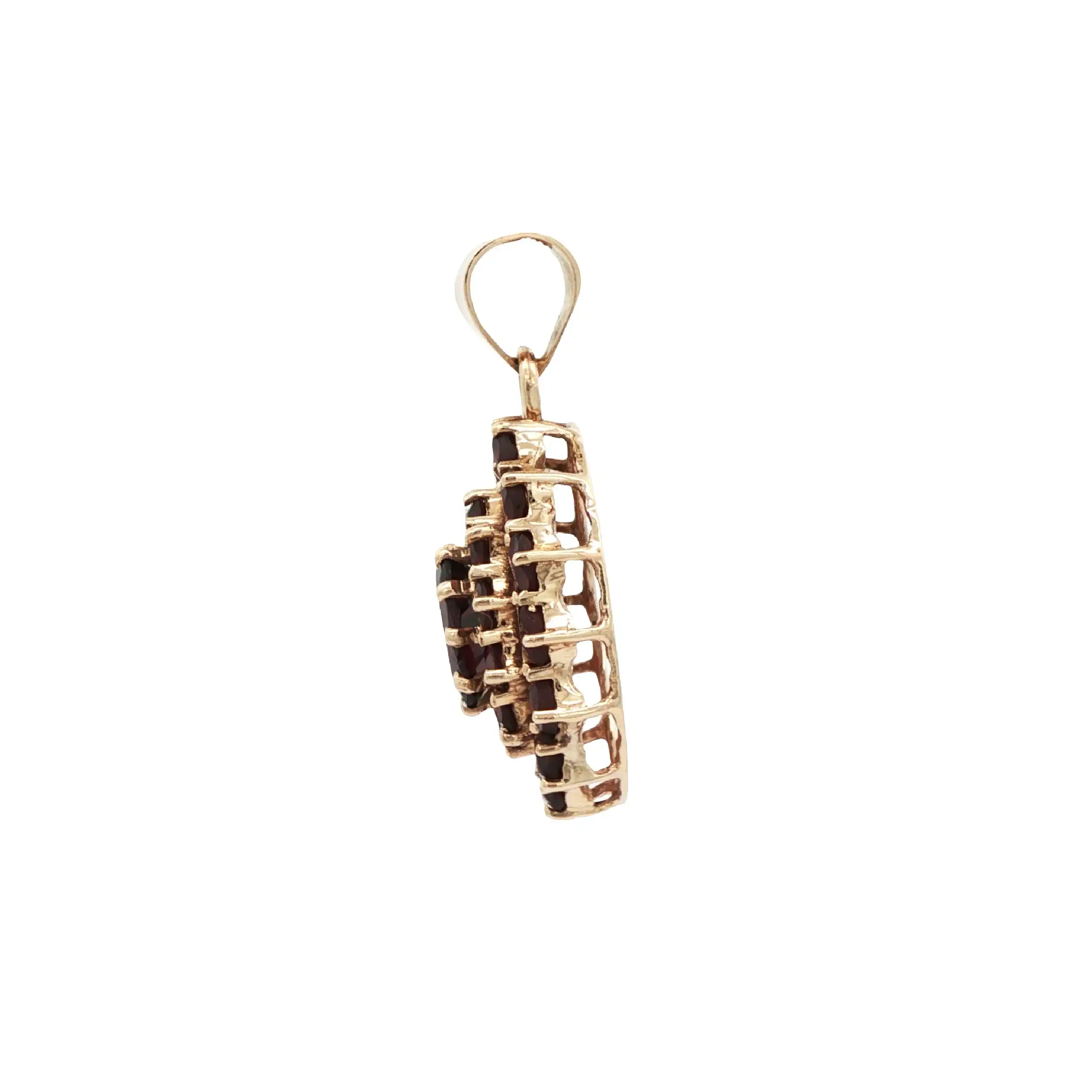 Anhänger Gelbgold mit Granat Anhänger Gelbgold mit Granat