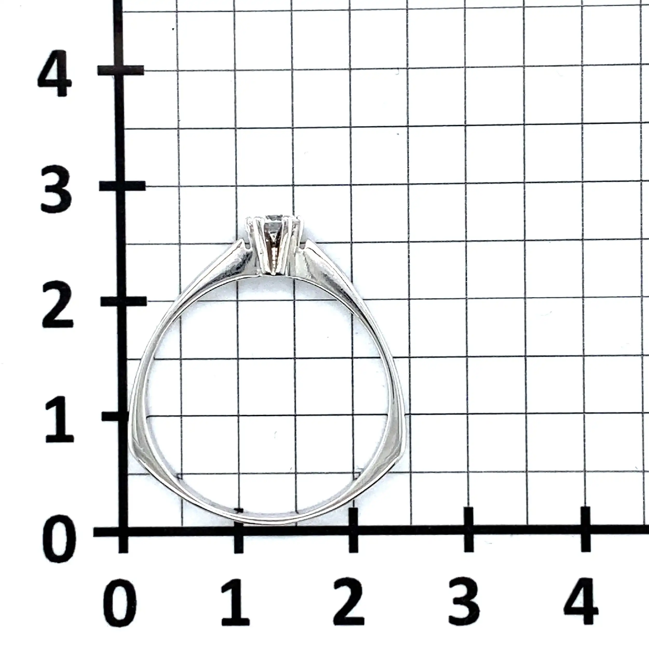 Ring Weißgold mit Brillant Ring Weißgold mit Brillant